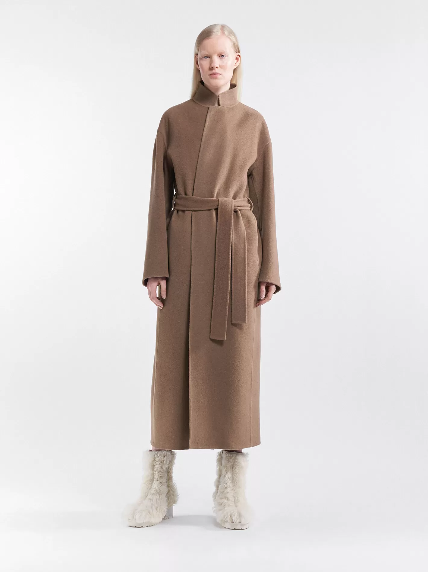 Filippa K Alexa Coat Dark Khaki-Woman Outerwear