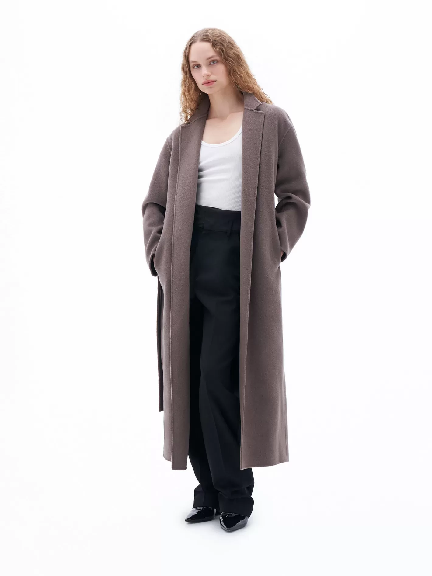 Filippa K Alexa Coat Dark Taupe-Woman Outerwear