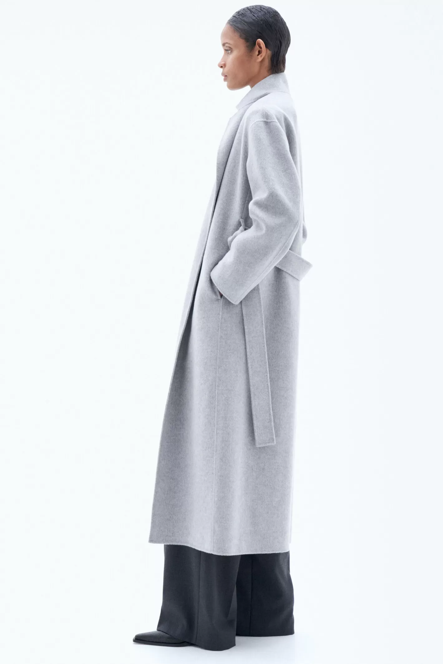 Filippa K Alexa Coat Light Grey Melange-Woman Bestsellers | Outerwear