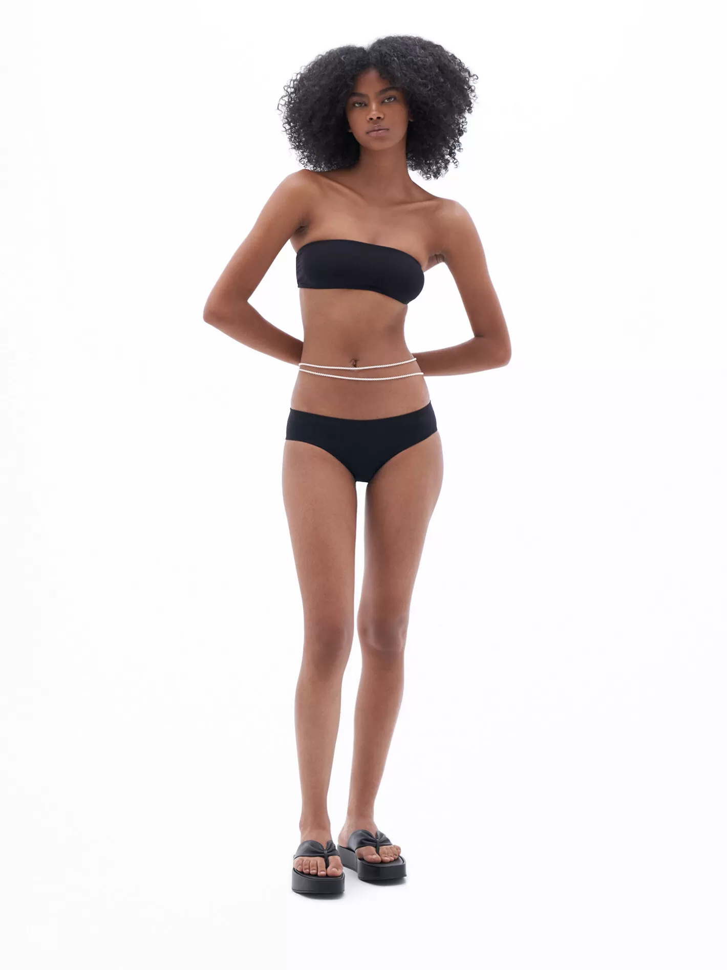 Filippa K Bandeau Bikini Top Black-Woman Swim