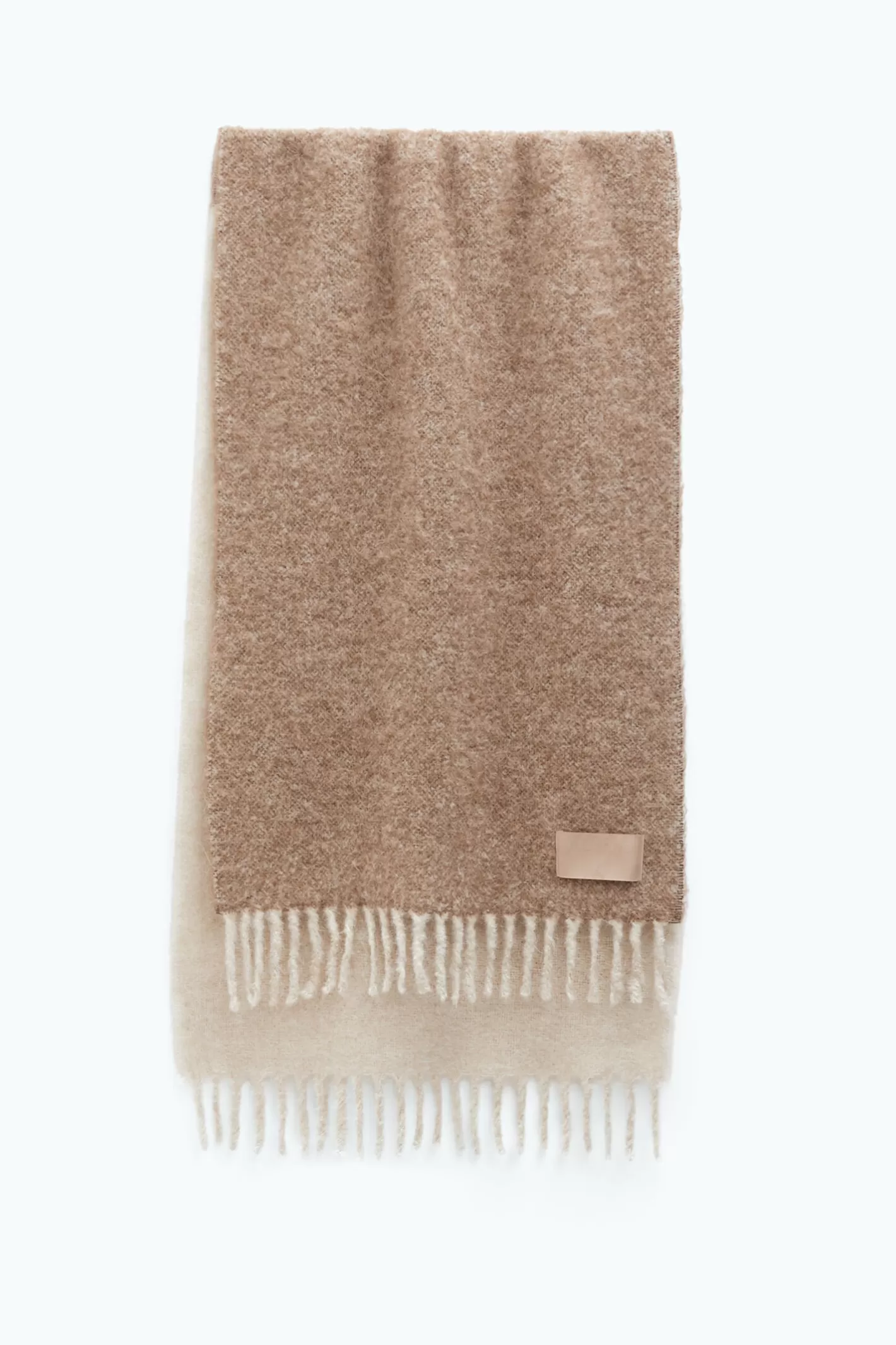 Filippa K Boucle Colour Block Scarf Beige-Man | Woman Hats & Scarves