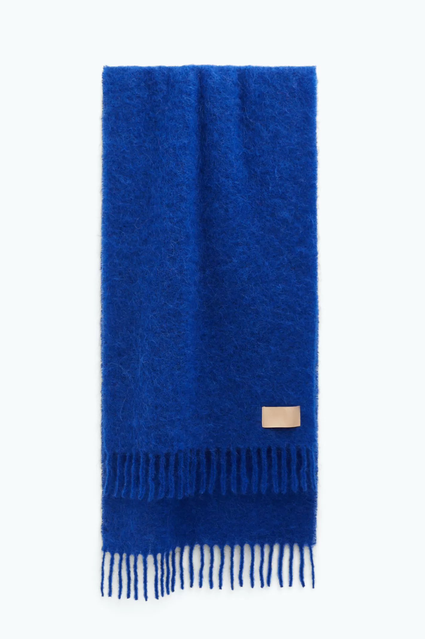 Filippa K Boucle Colour Block Scarf Electric Blue-Man | Woman Hats & Scarves