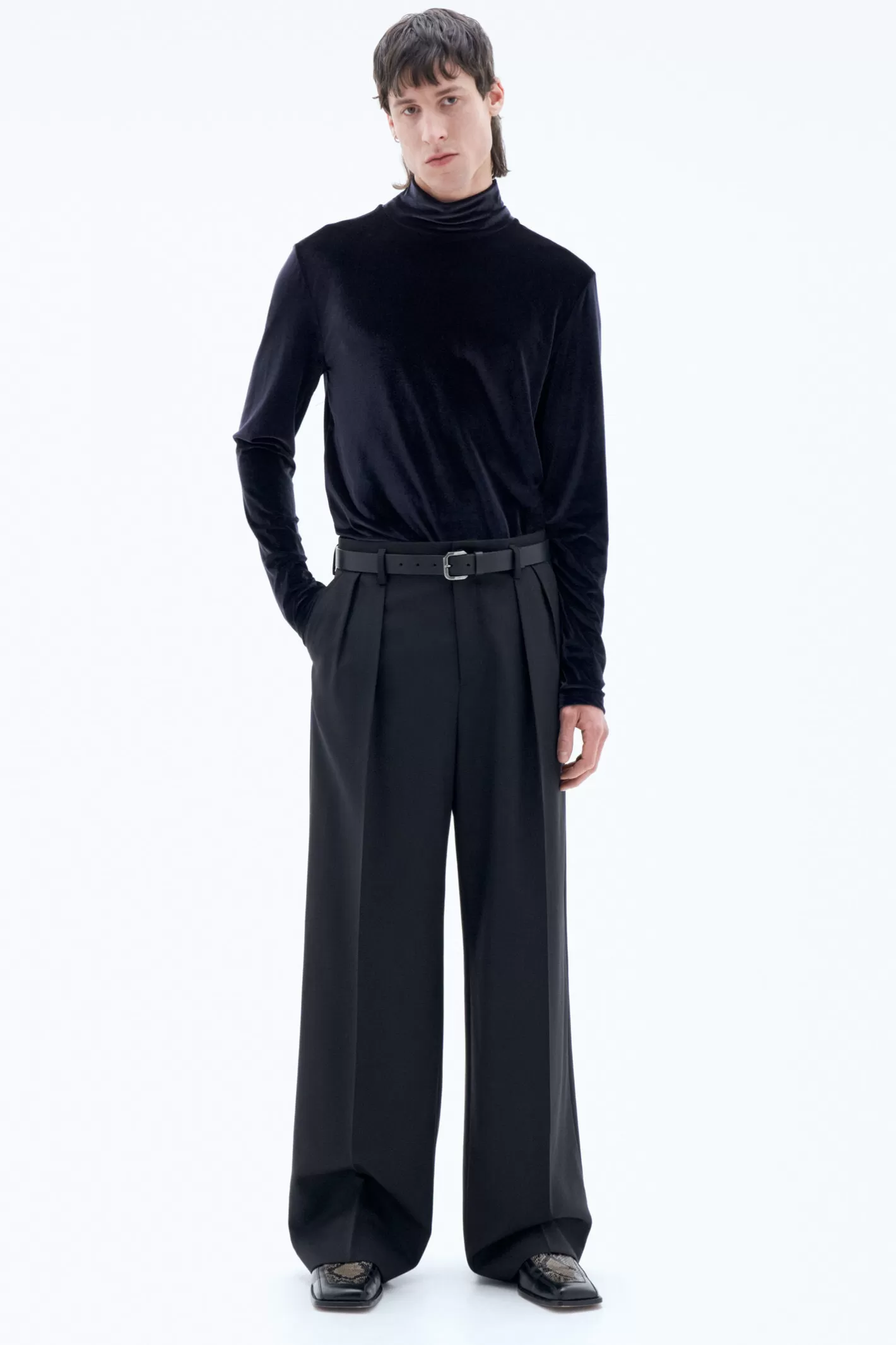 Filippa K Buckle Belt Black-Man Other Accessories