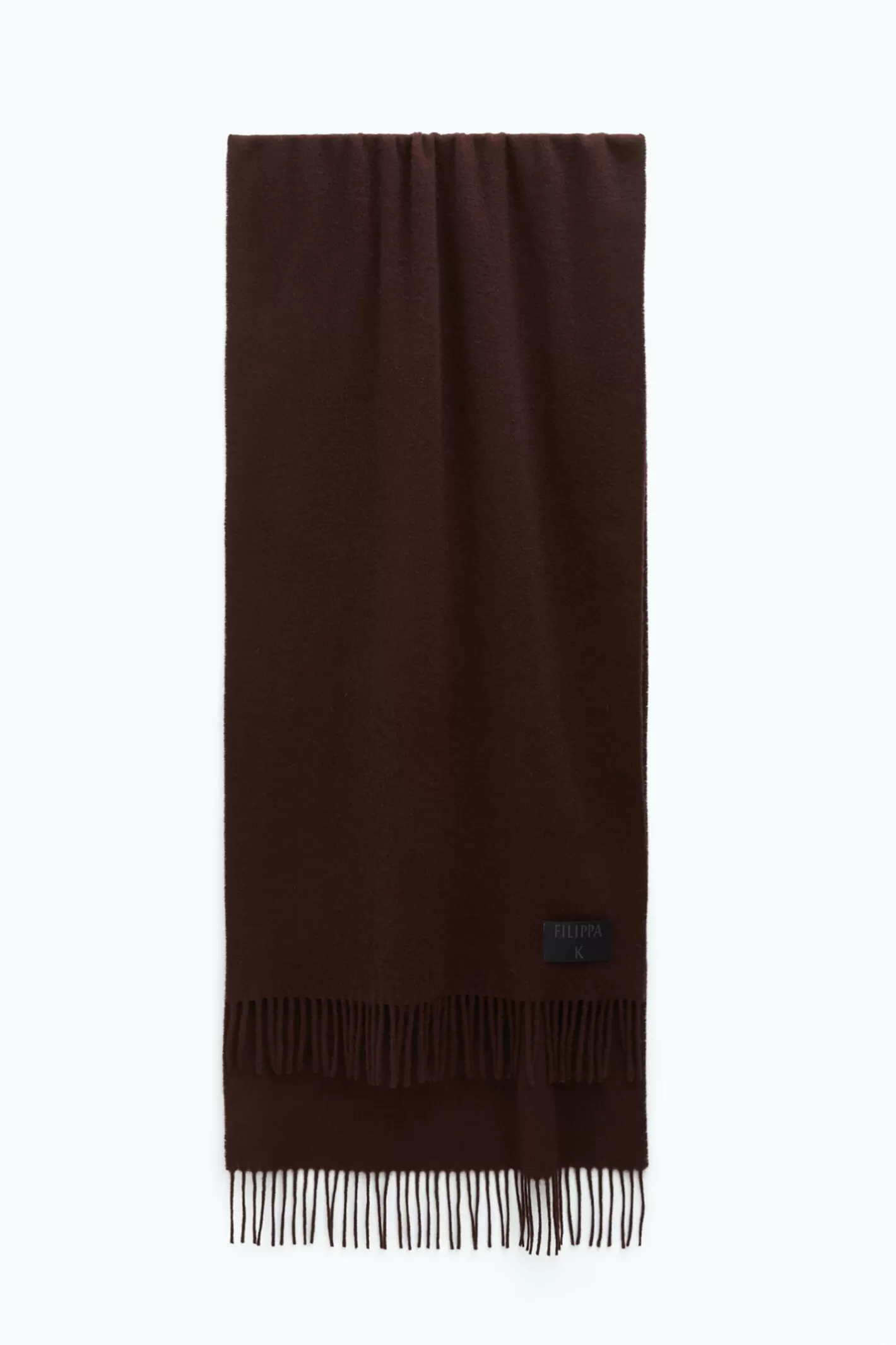 Filippa K Cashmere Blend Scarf Dark Chocolate-Man | Woman Hats & Scarves