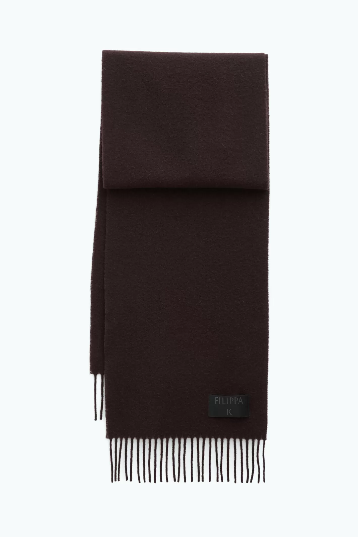 Filippa K Cashmere Blend Scarf Dark Chocolate-Man Hats & Scarves