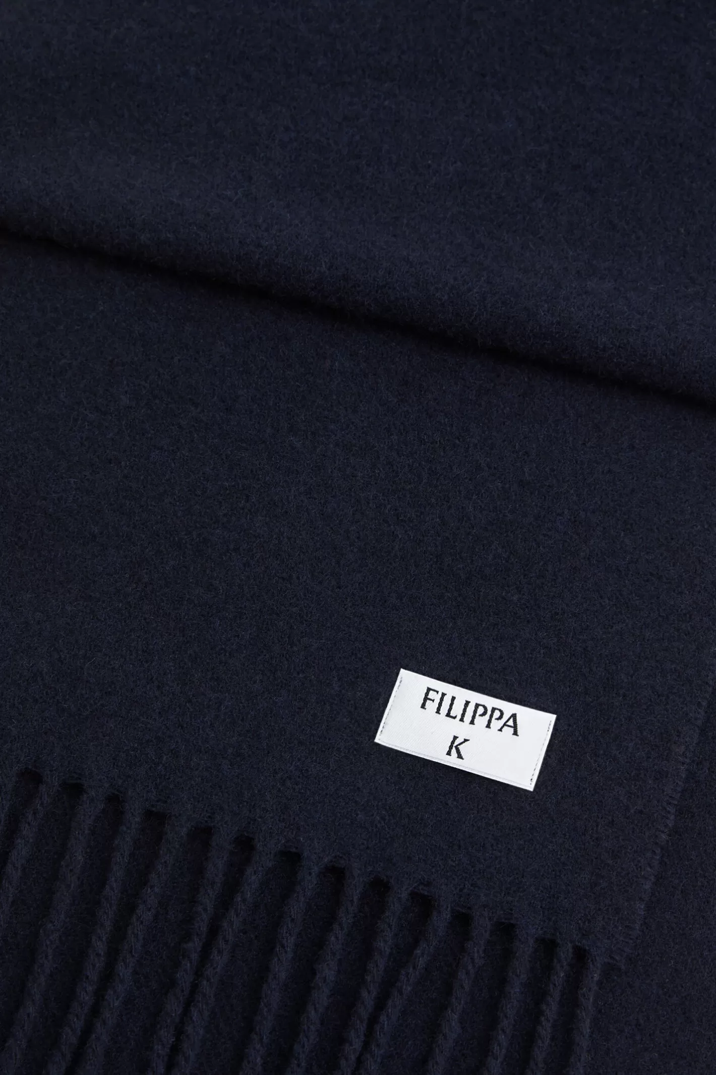 Filippa K Cashmere Blend Scarf Navy-Man Hats & Scarves