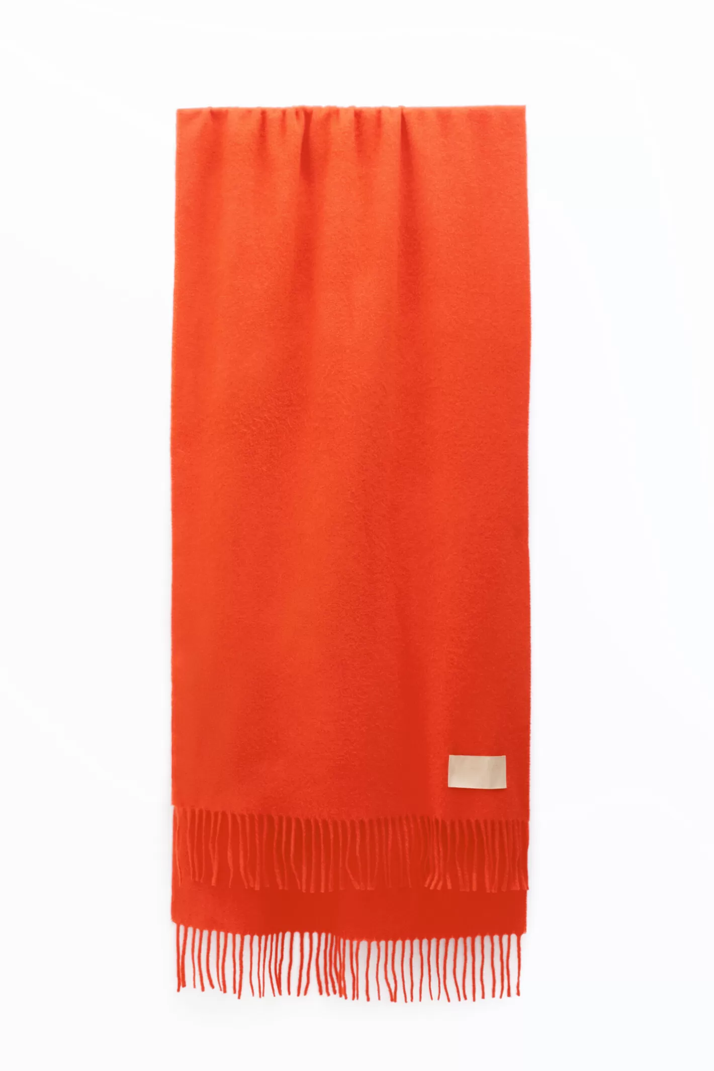 Filippa K Cashmere Blend Scarf Red Orange-Woman Hats & Scarves