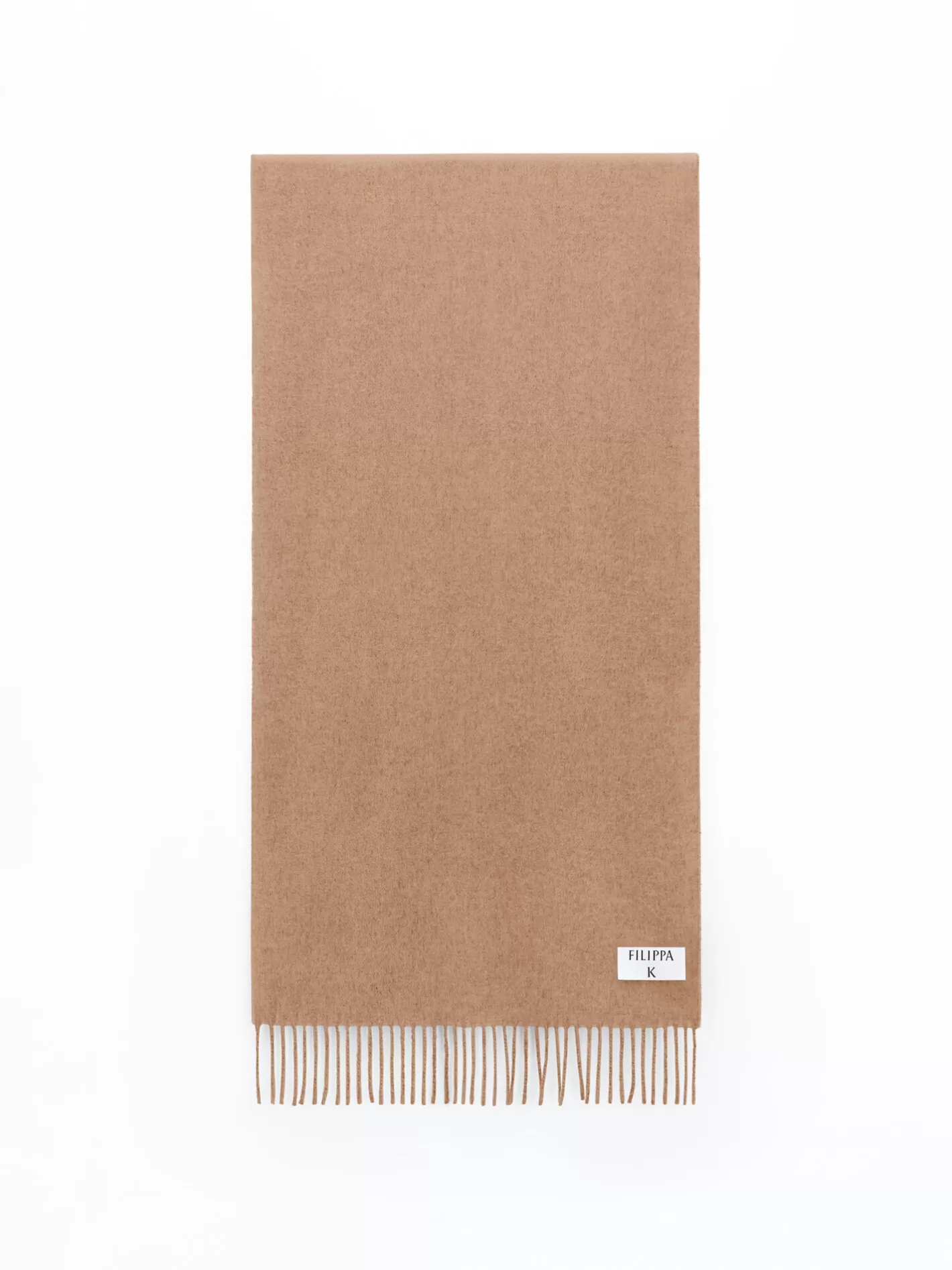 Filippa K Cashmere Blend Scarf Camel-Woman Hats & Scarves