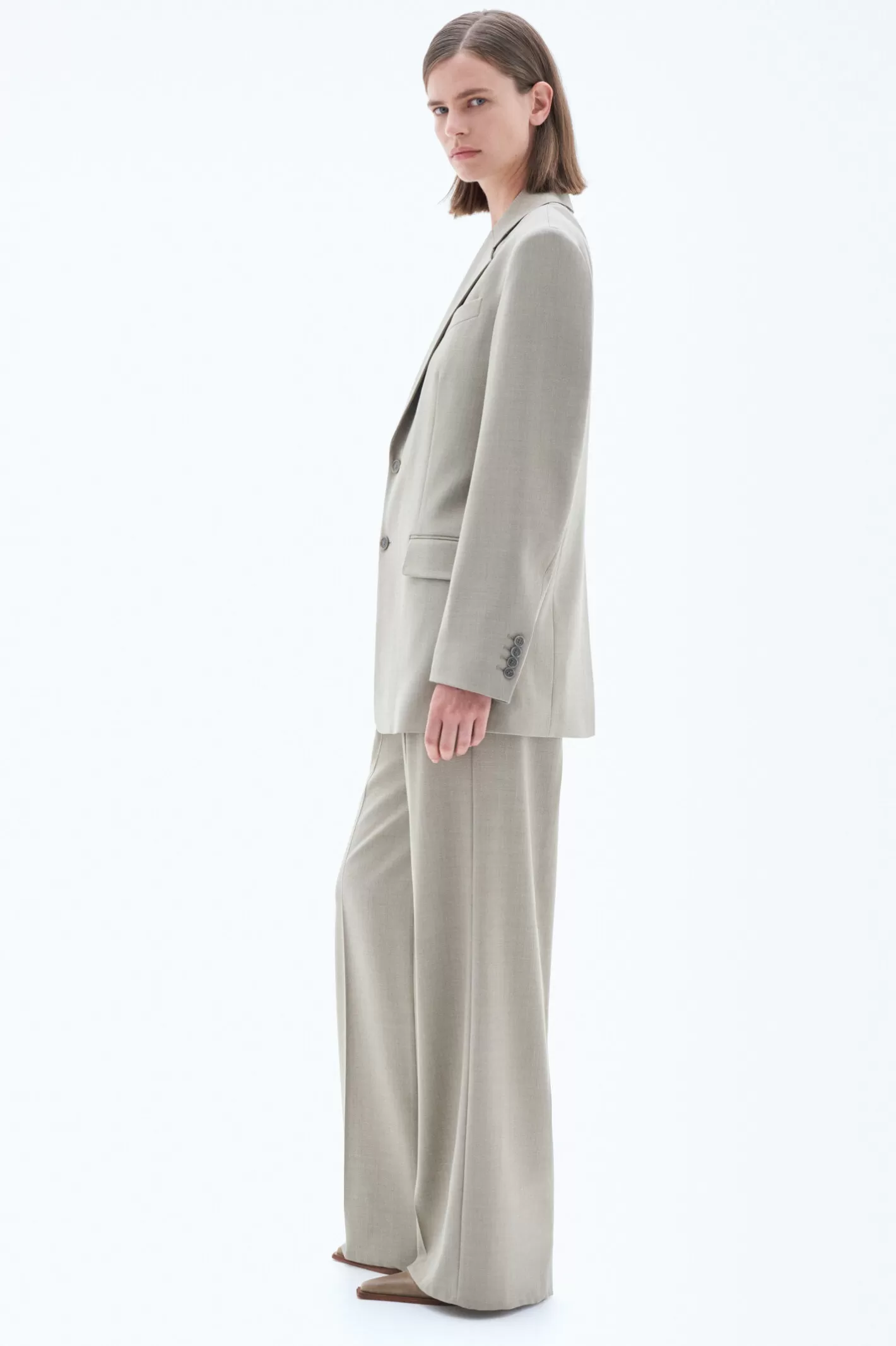 Filippa K Davina Blazer Sage Melange-Woman Bestsellers | Blazers | Tailoring