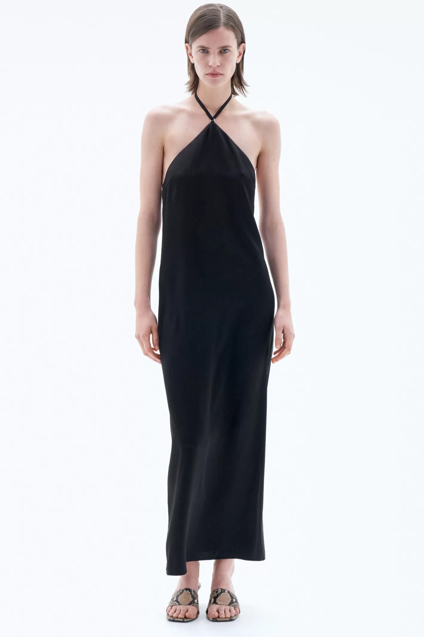 Filippa K Deep Back Dress Black-Woman Dresses