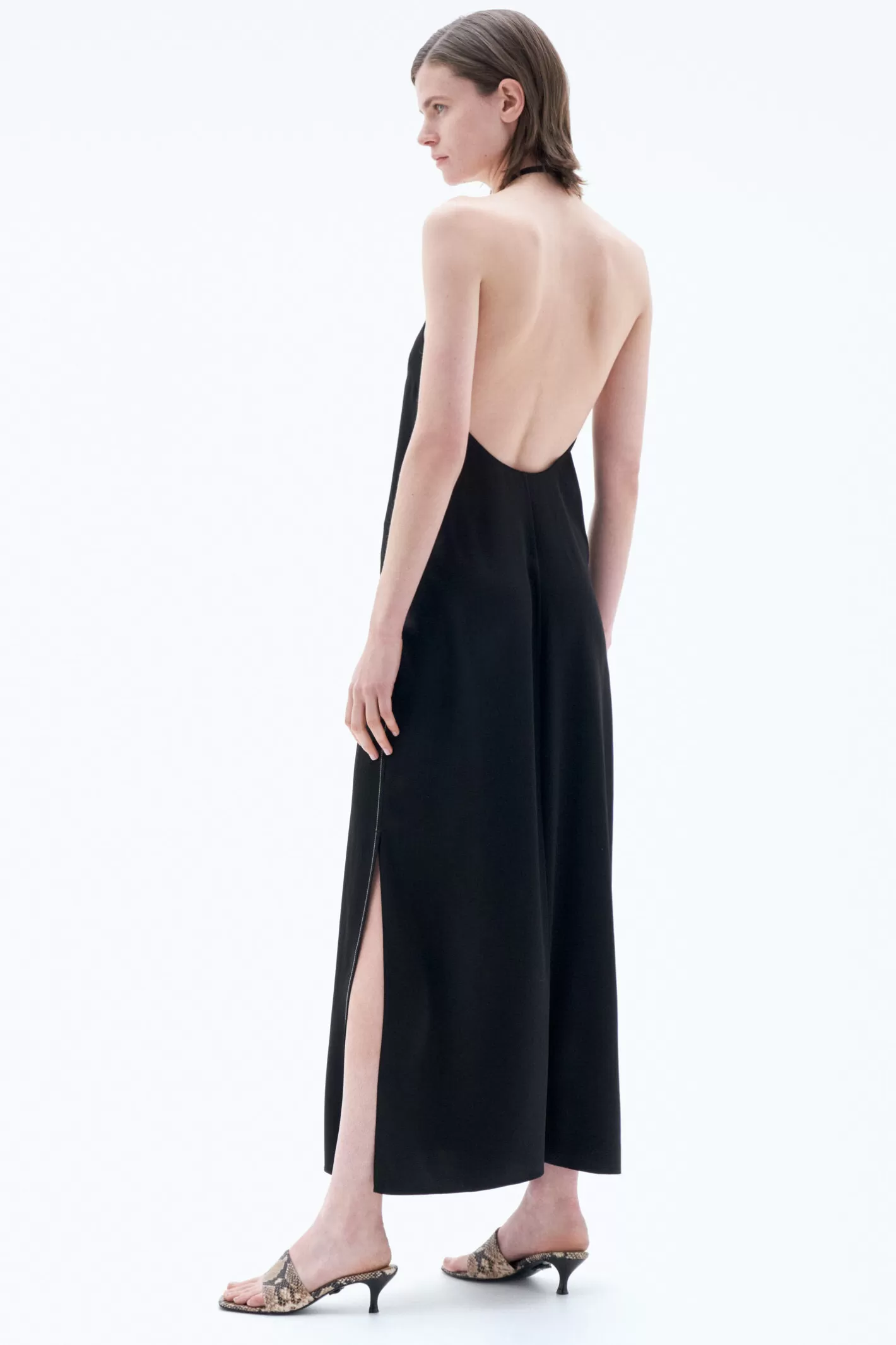 Filippa K Deep Back Dress Black-Woman Dresses