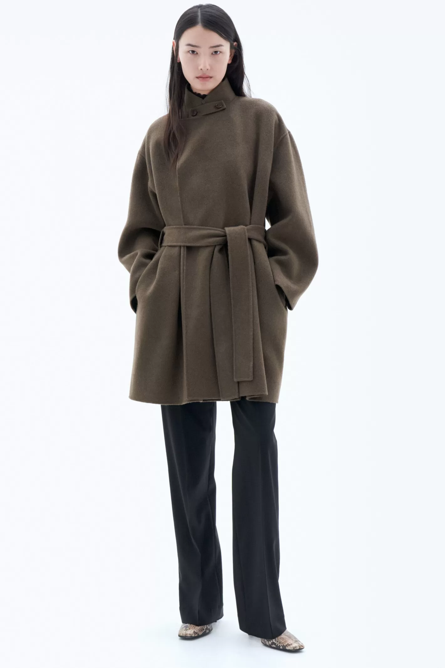 Filippa K Edina Jacket Olive Melange-Woman Outerwear