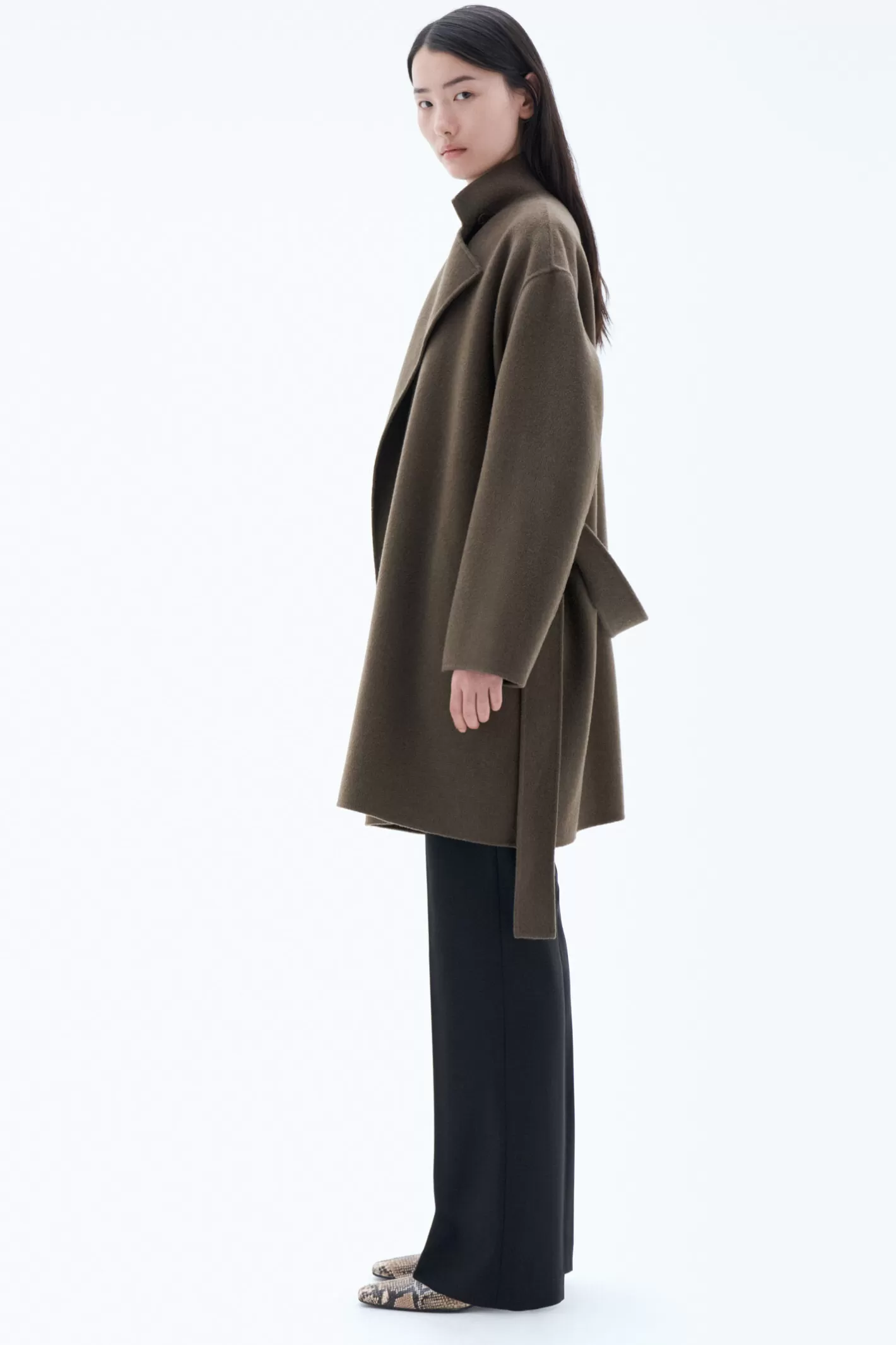 Filippa K Edina Jacket Olive Melange-Woman Outerwear