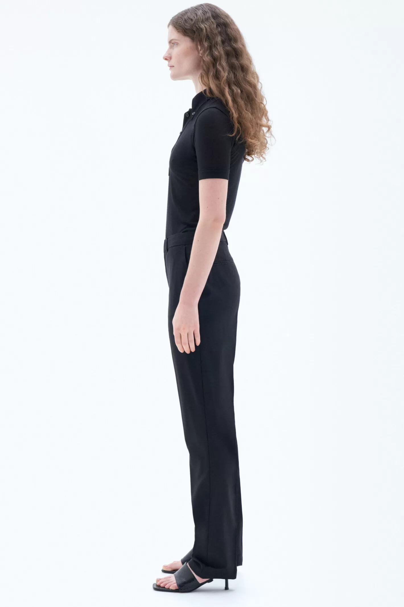 Filippa K Emma Wool Trousers Black-Woman Tailoring | Trousers