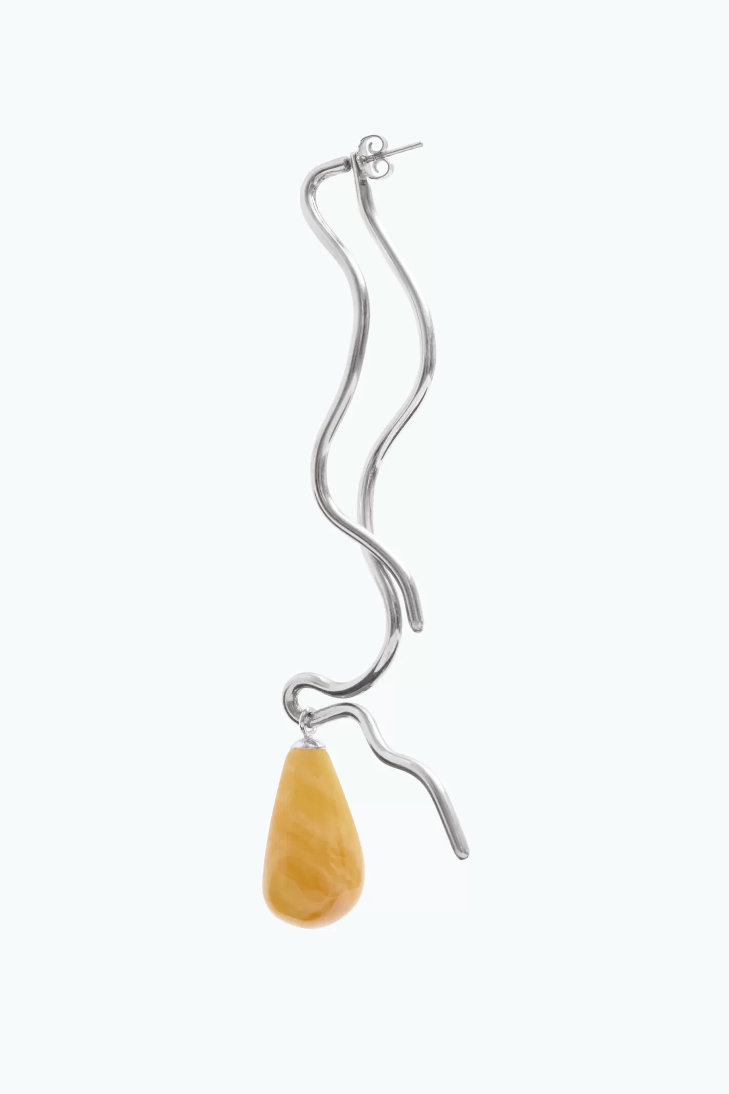 Filippa K FK x RAV Swirl Earring Silver Metal-Woman Jewellery