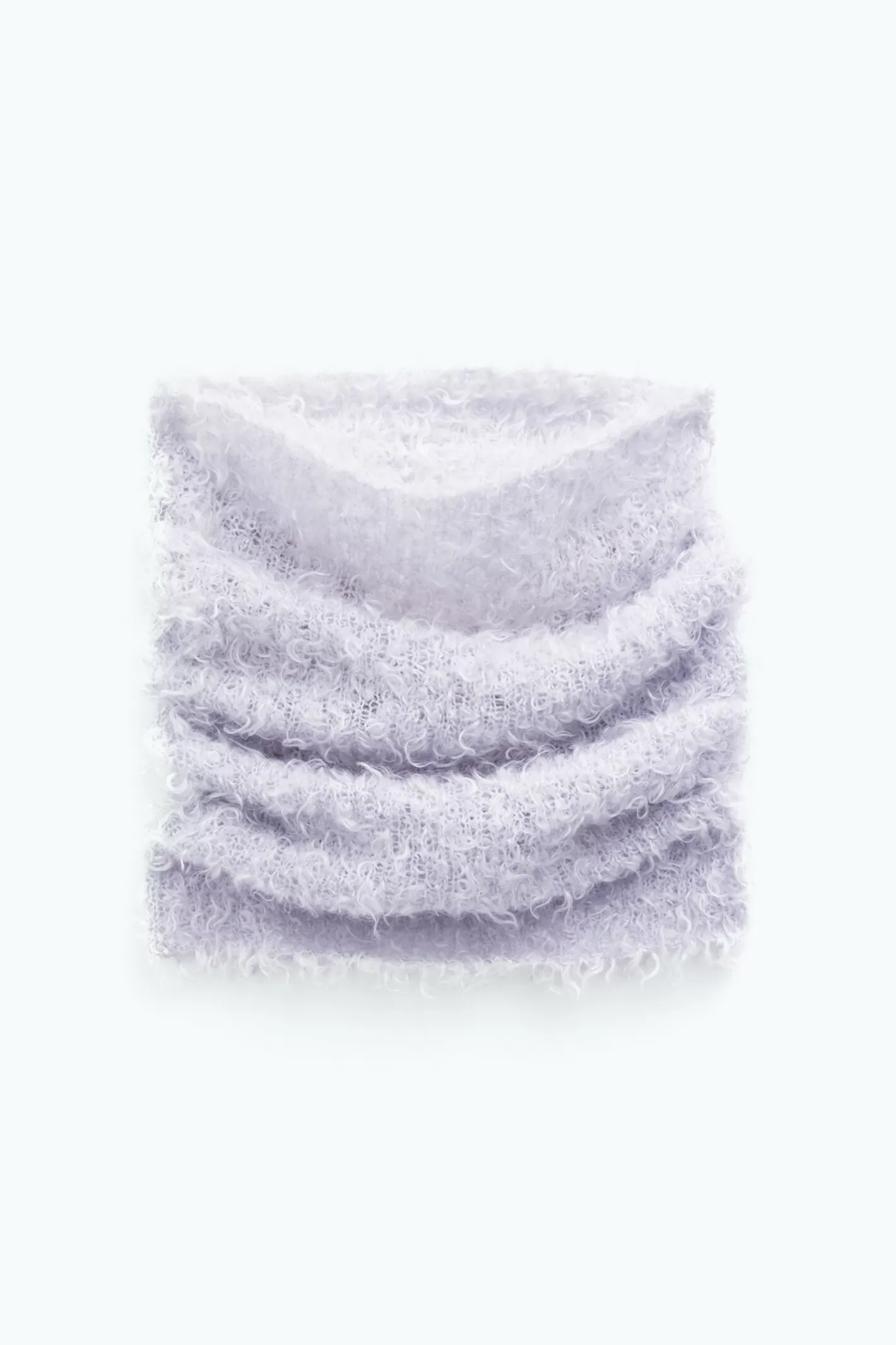 Filippa K Fluffy Snood Pearl Grey-Woman Hats & Scarves