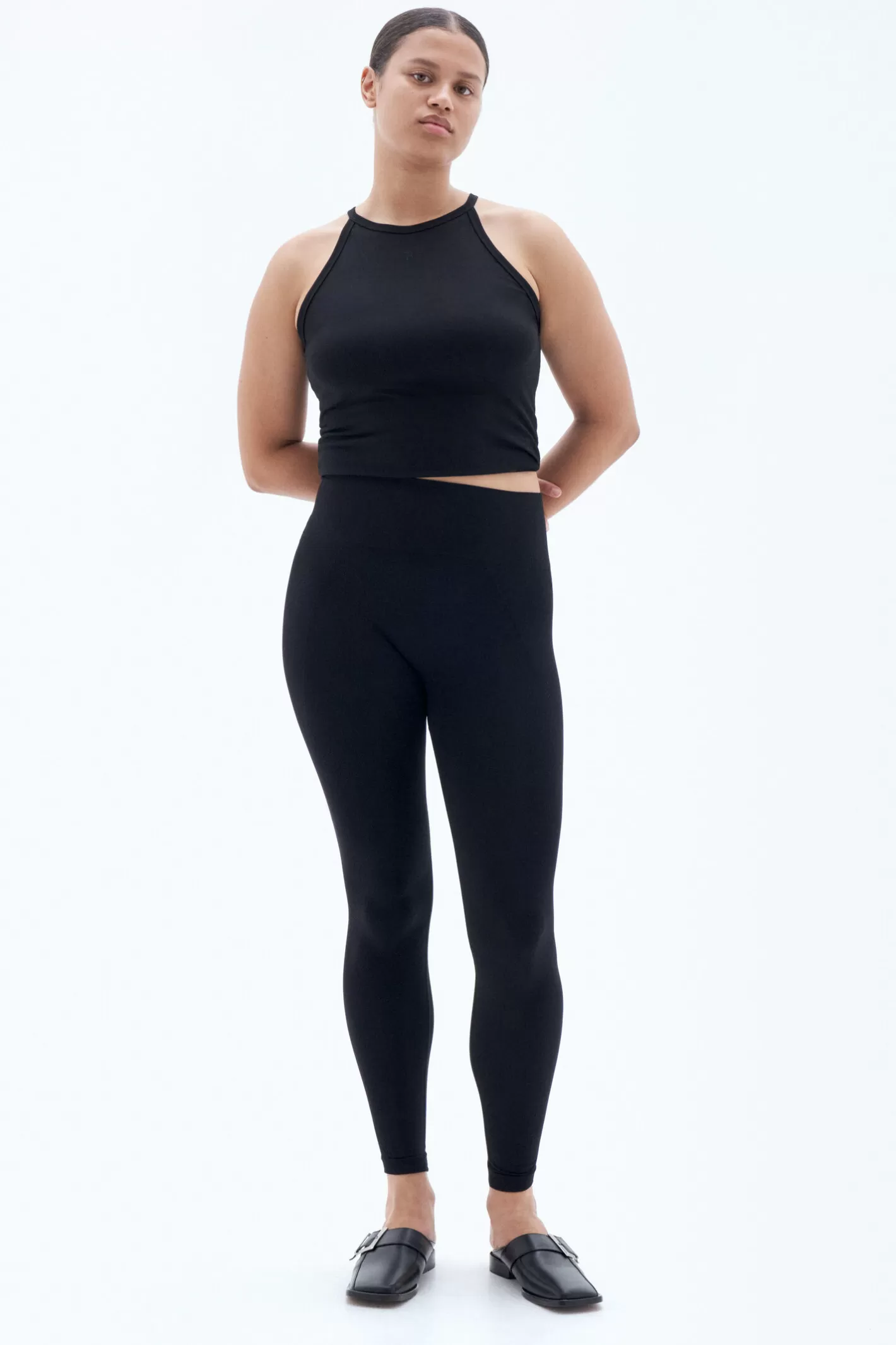 Filippa K High Seamless Leggings Black-Woman Leggings