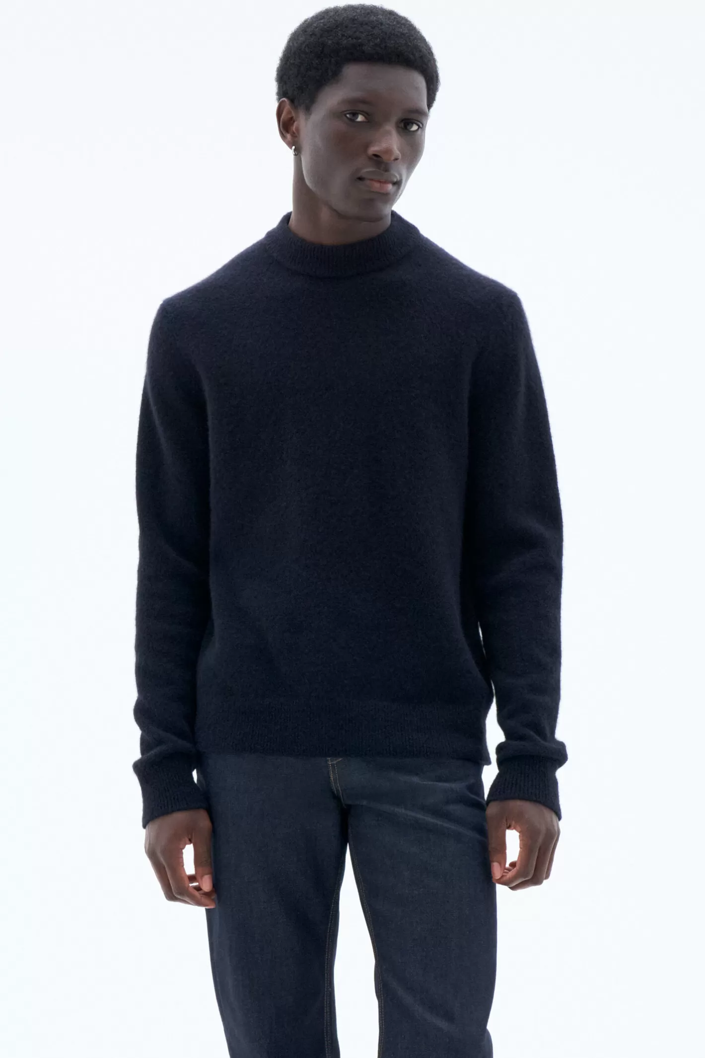 Filippa K Johannes Yak Sweater Dark Navy-Man Knitwear