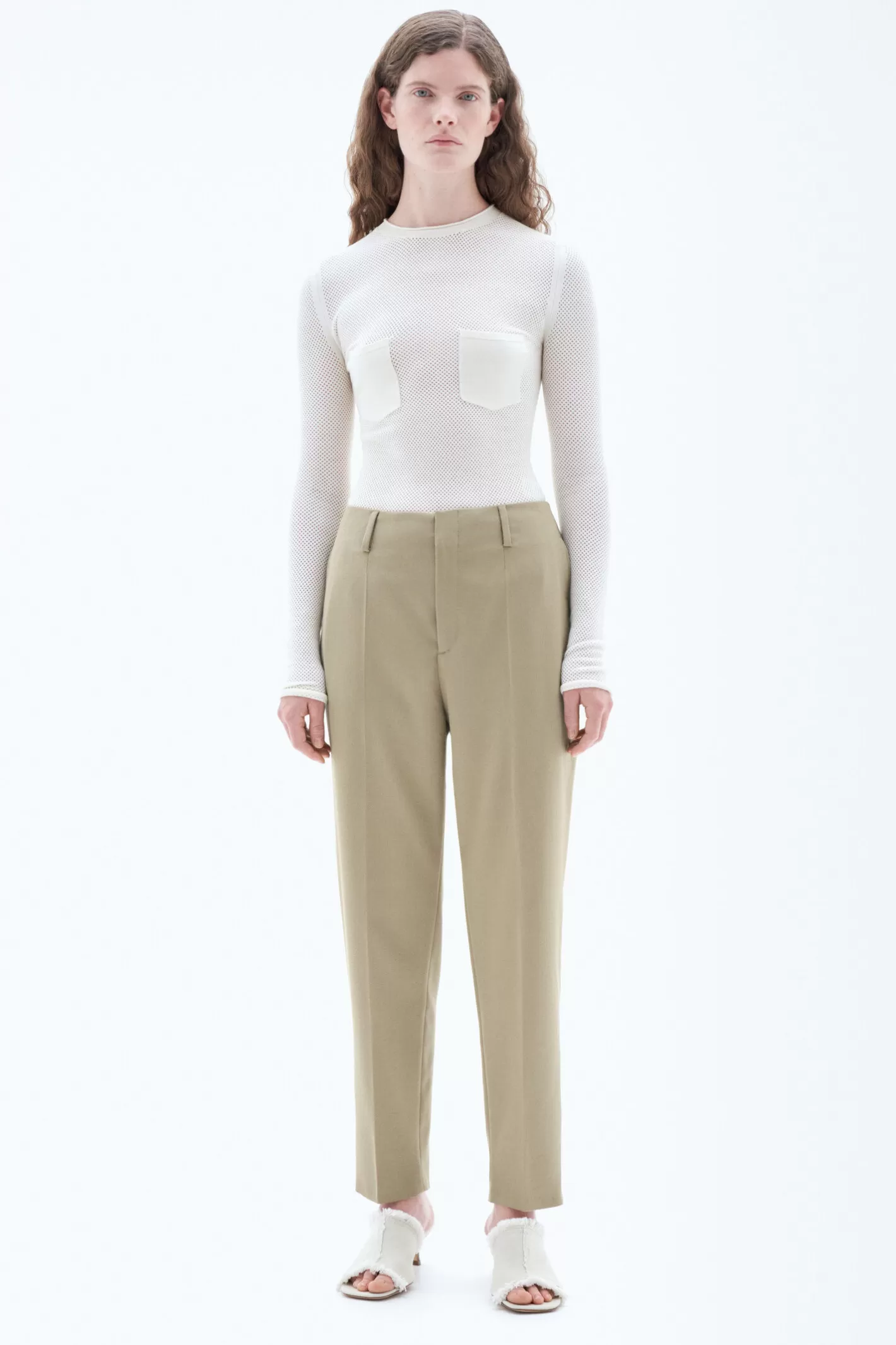 Filippa K Karlie Trousers Light Khaki-Woman Trousers