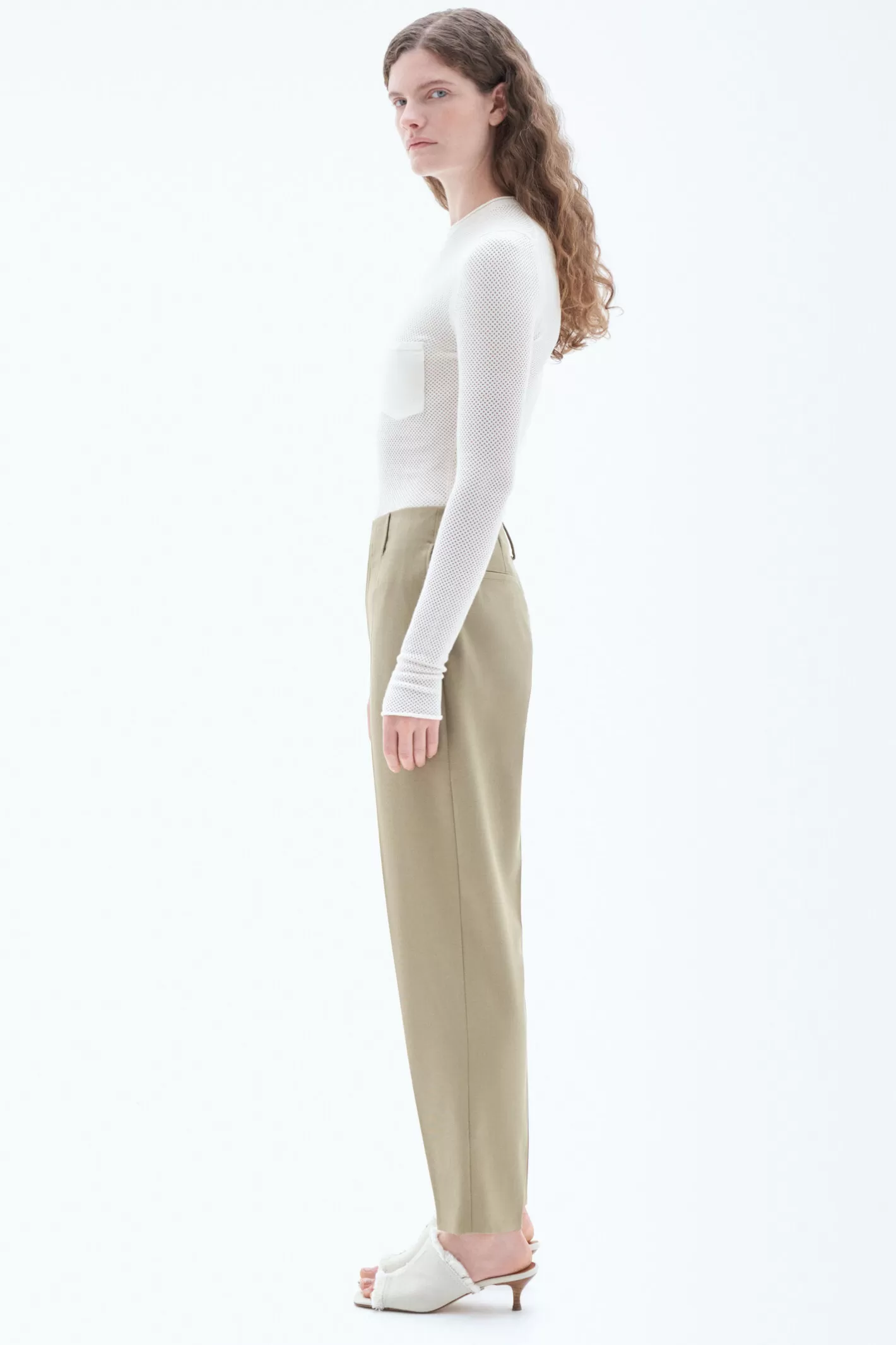 Filippa K Karlie Trousers Light Khaki-Woman Trousers