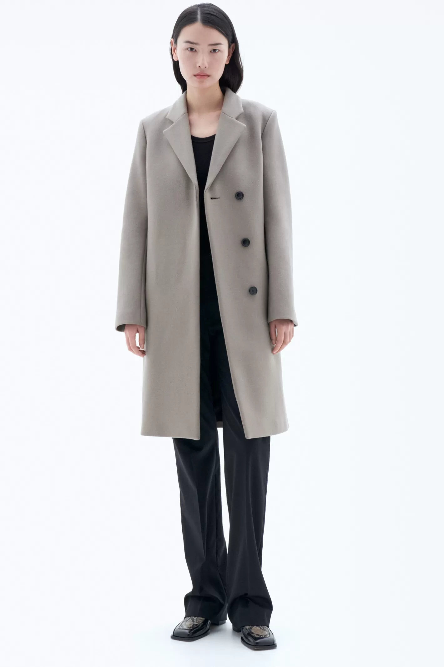 Filippa K Kaya Coat Taupe-Woman Outerwear