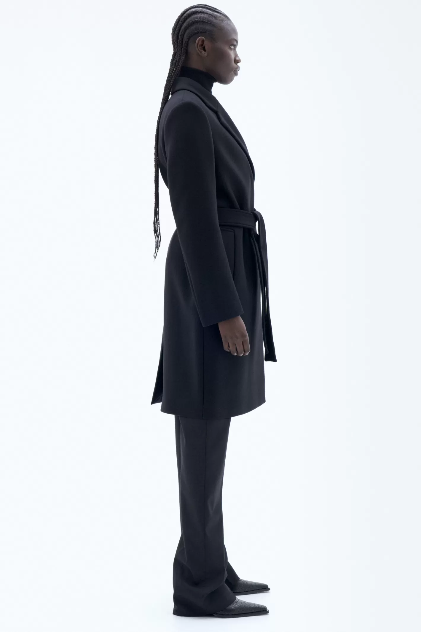 Filippa K Kaya Coat Black-Woman Outerwear