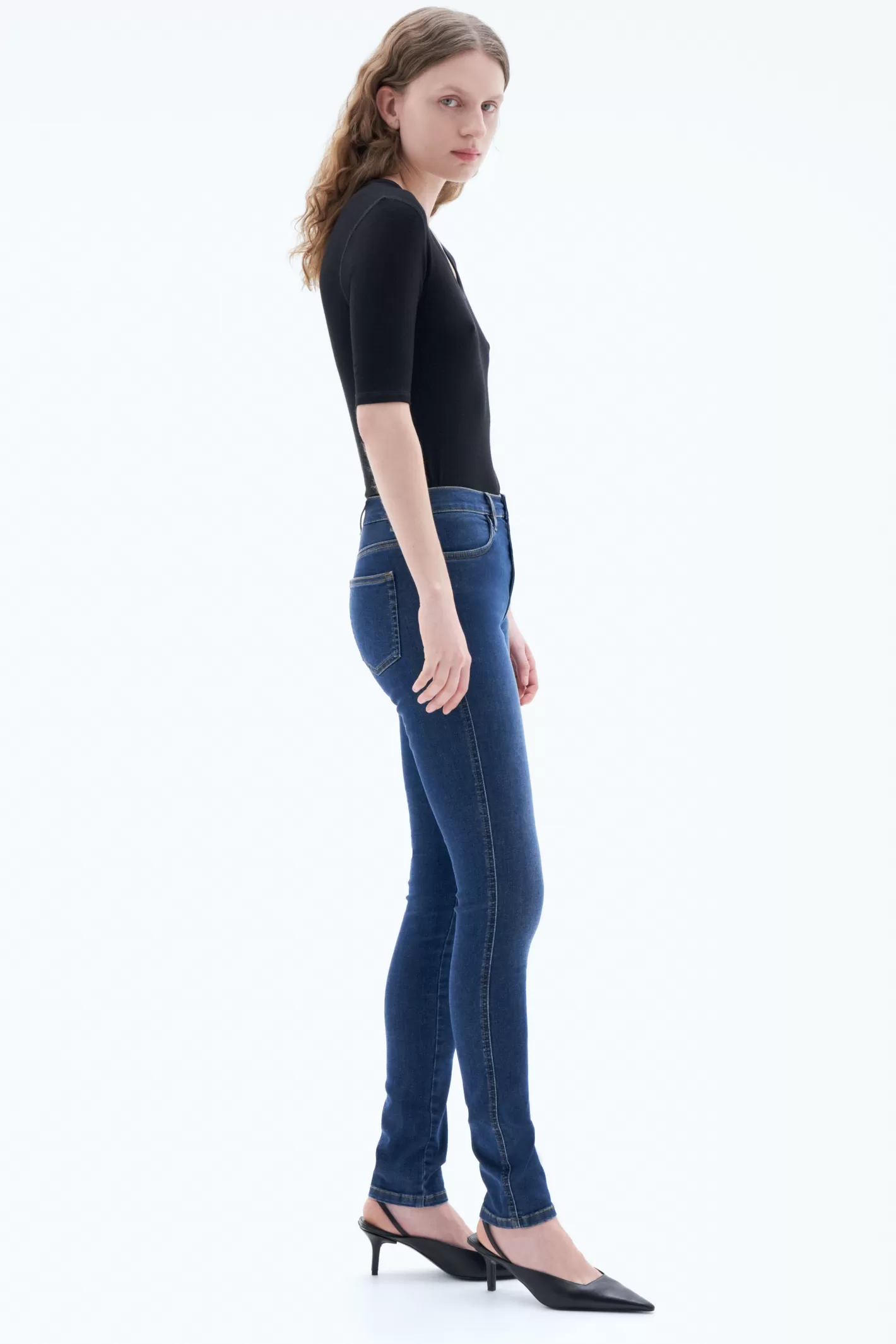 Filippa K Lola Super Stretch Jeans Midnight Blue Wash-Woman Denim