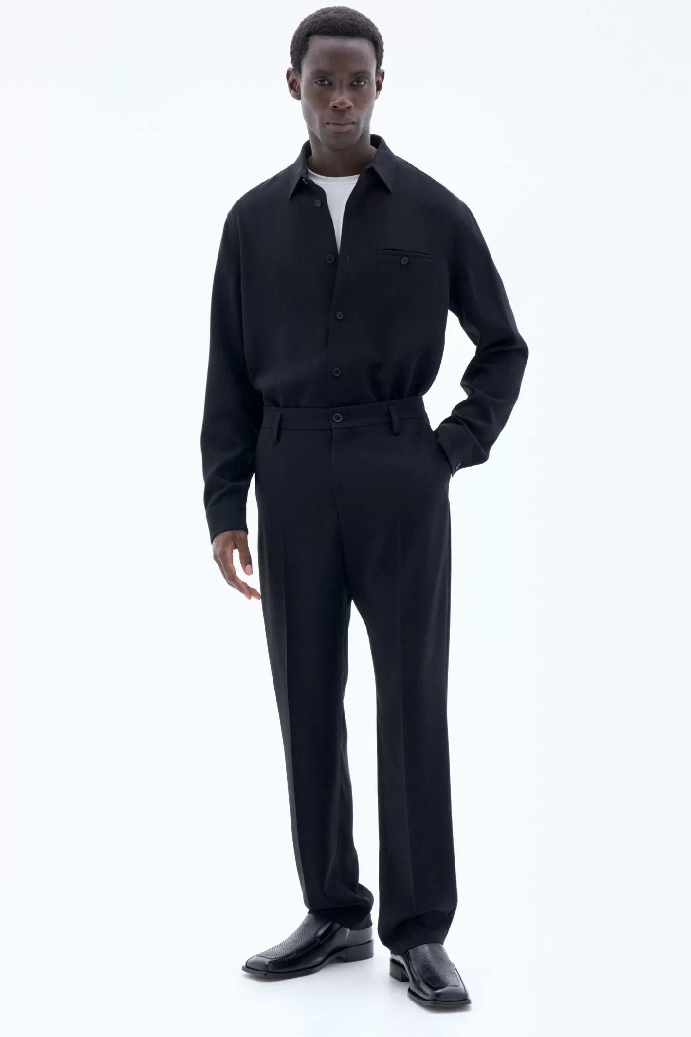 Filippa K Mateo Trouser Black-Man Tailoring | Trousers