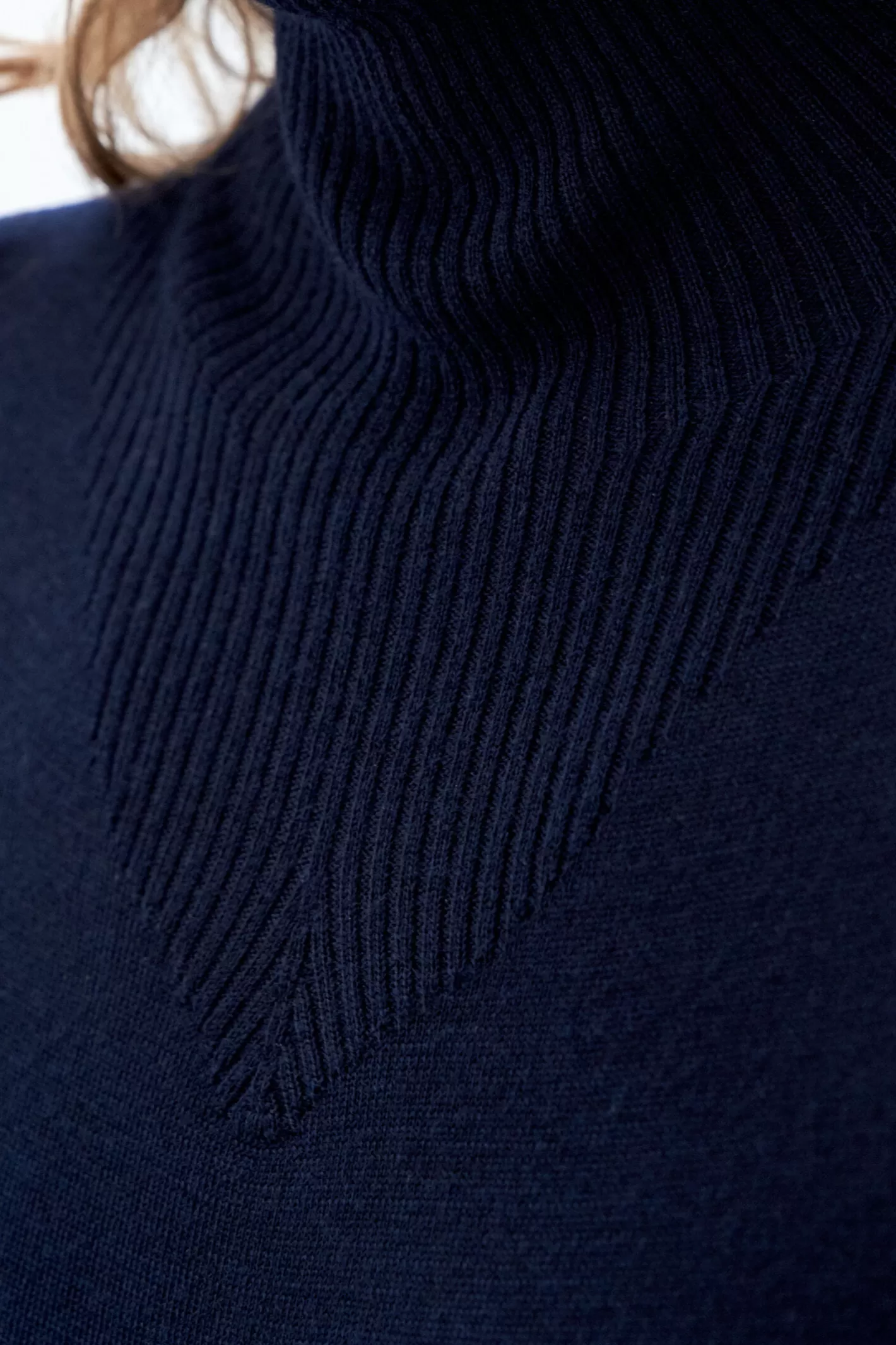 Filippa K Merino Turtleneck Sweater Navy-Woman Knitwear