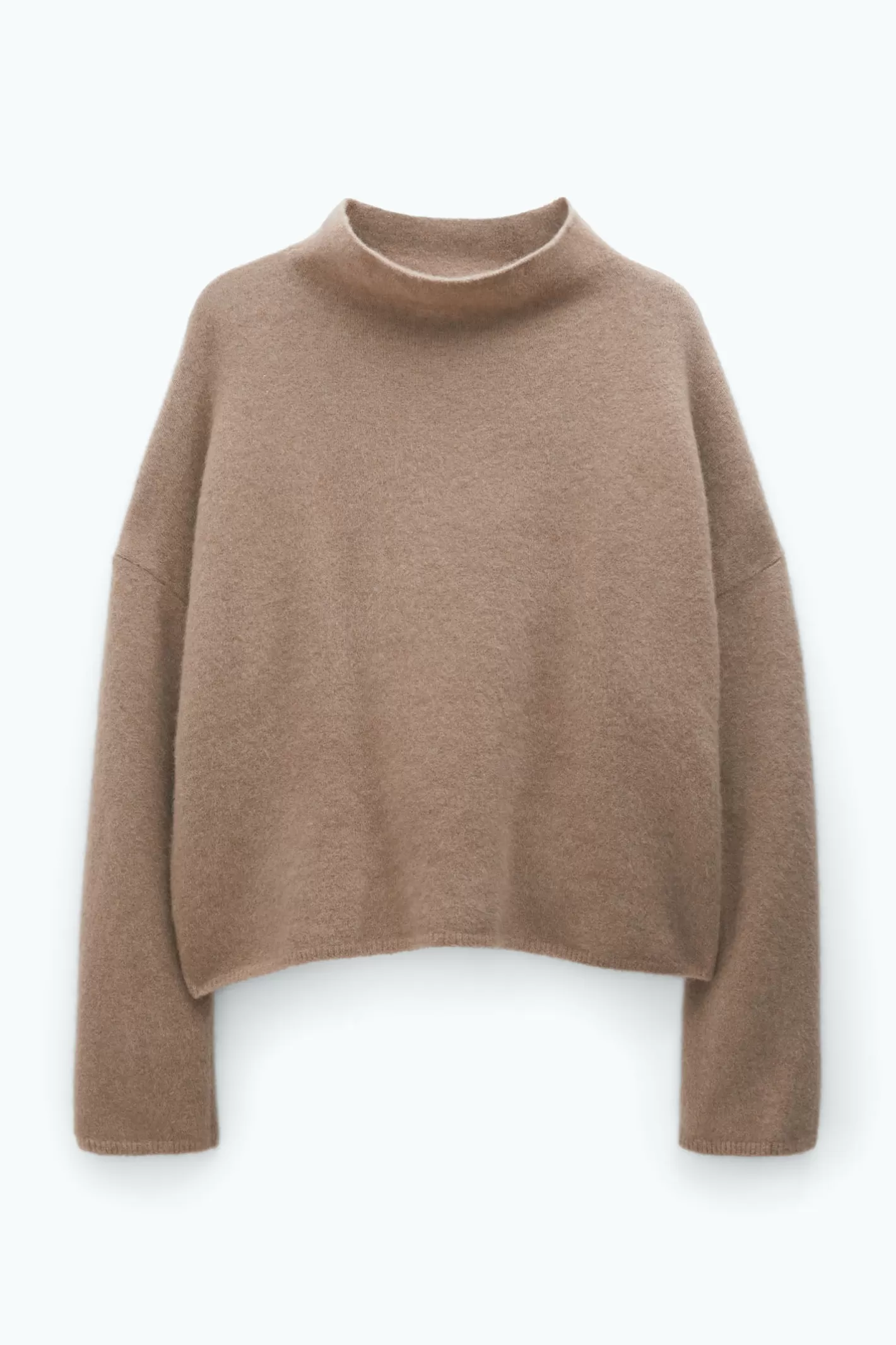 Filippa K Mika Yak Funnelneck Sweater Taupe-Woman Knitwear