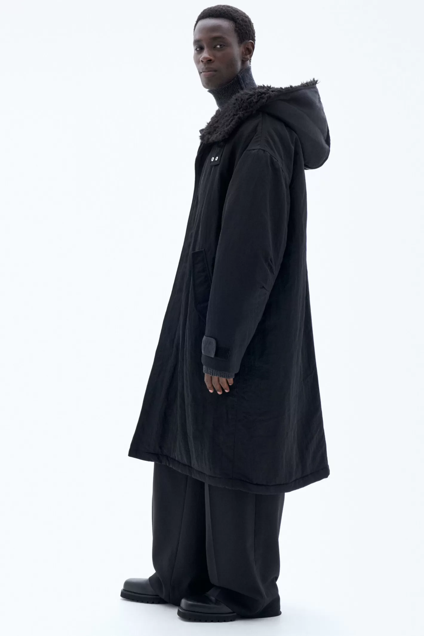 Filippa K Padded Parka Black-Woman Outerwear