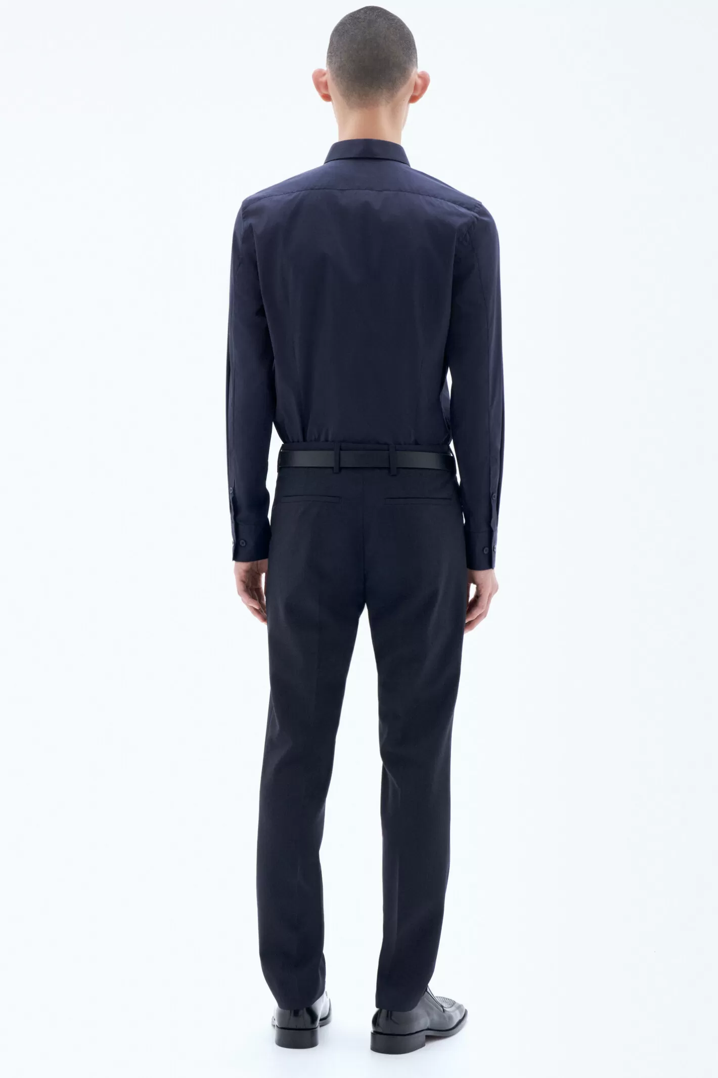 Filippa K Paul Stretch Shirt Navy-Man Shirts