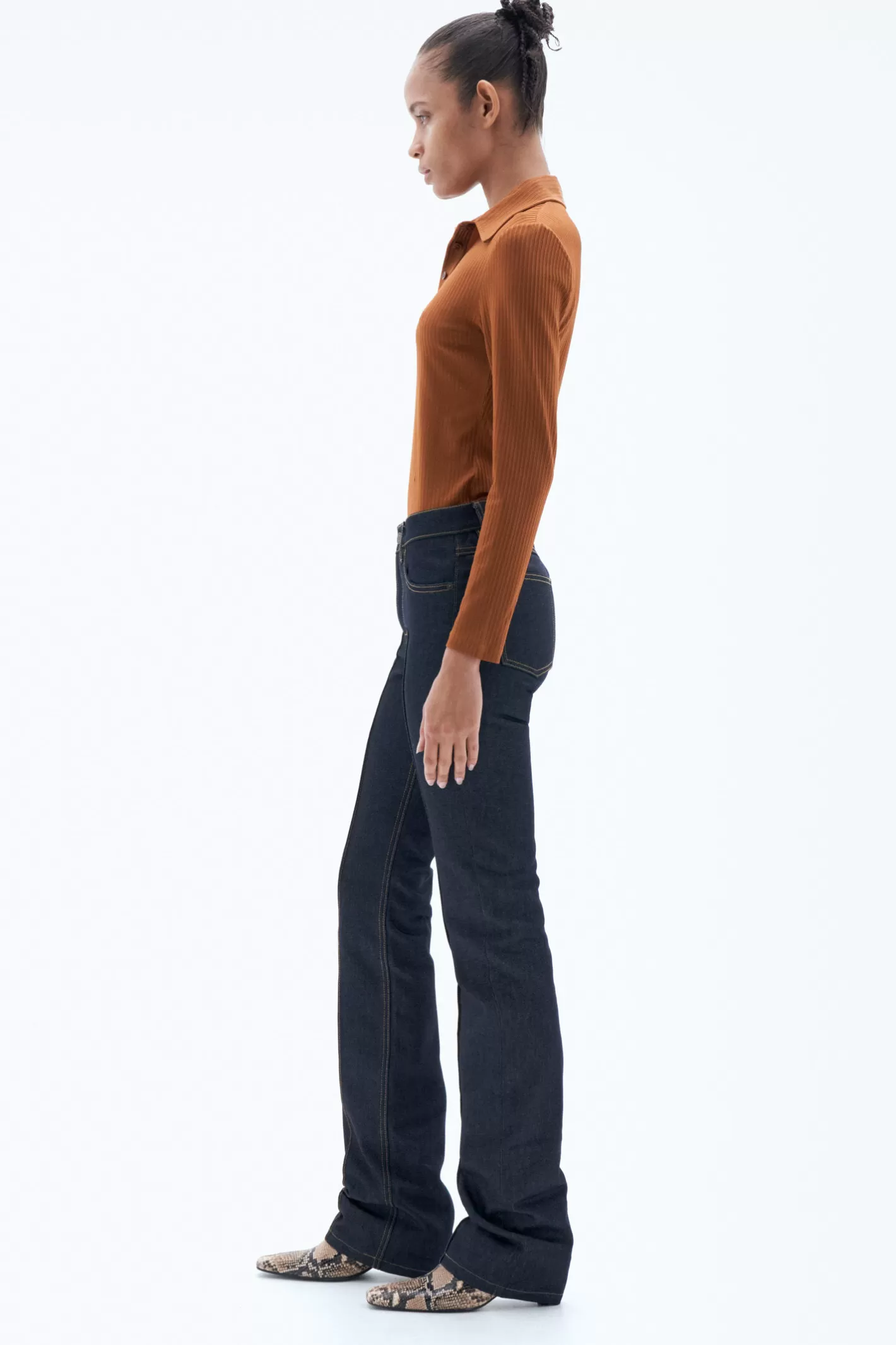 Filippa K Pintuck Jeans Midnight Blue-Woman Denim