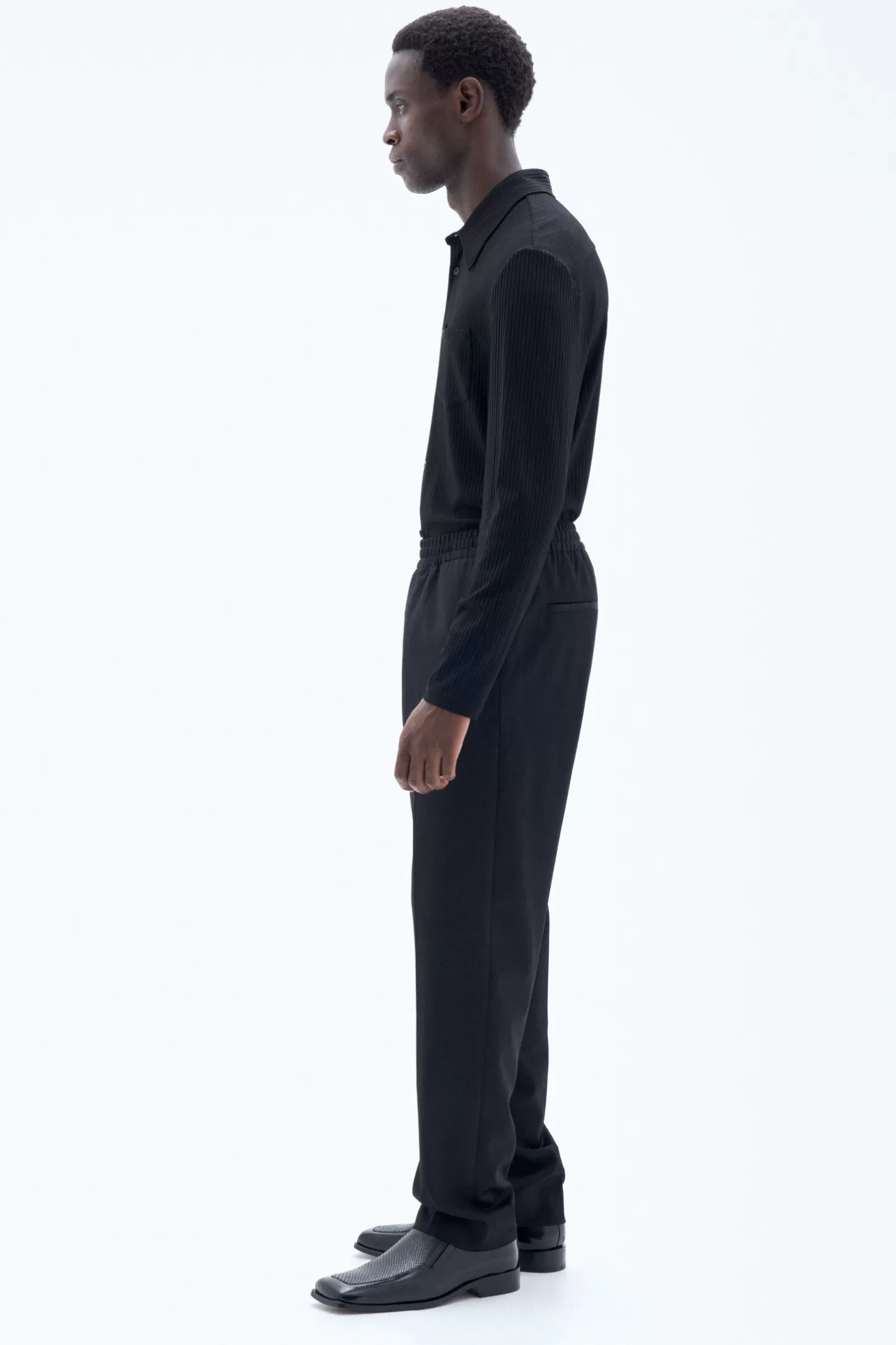 Filippa K Relaxed Wool Trousers Black-Man Bestsellers | Trousers