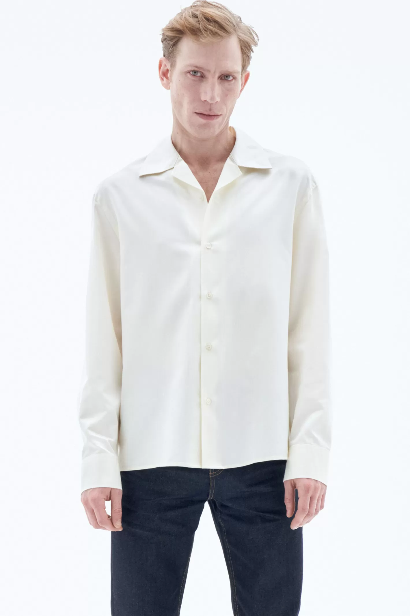 Filippa K Resort Shirt Winter White-Man Shirts