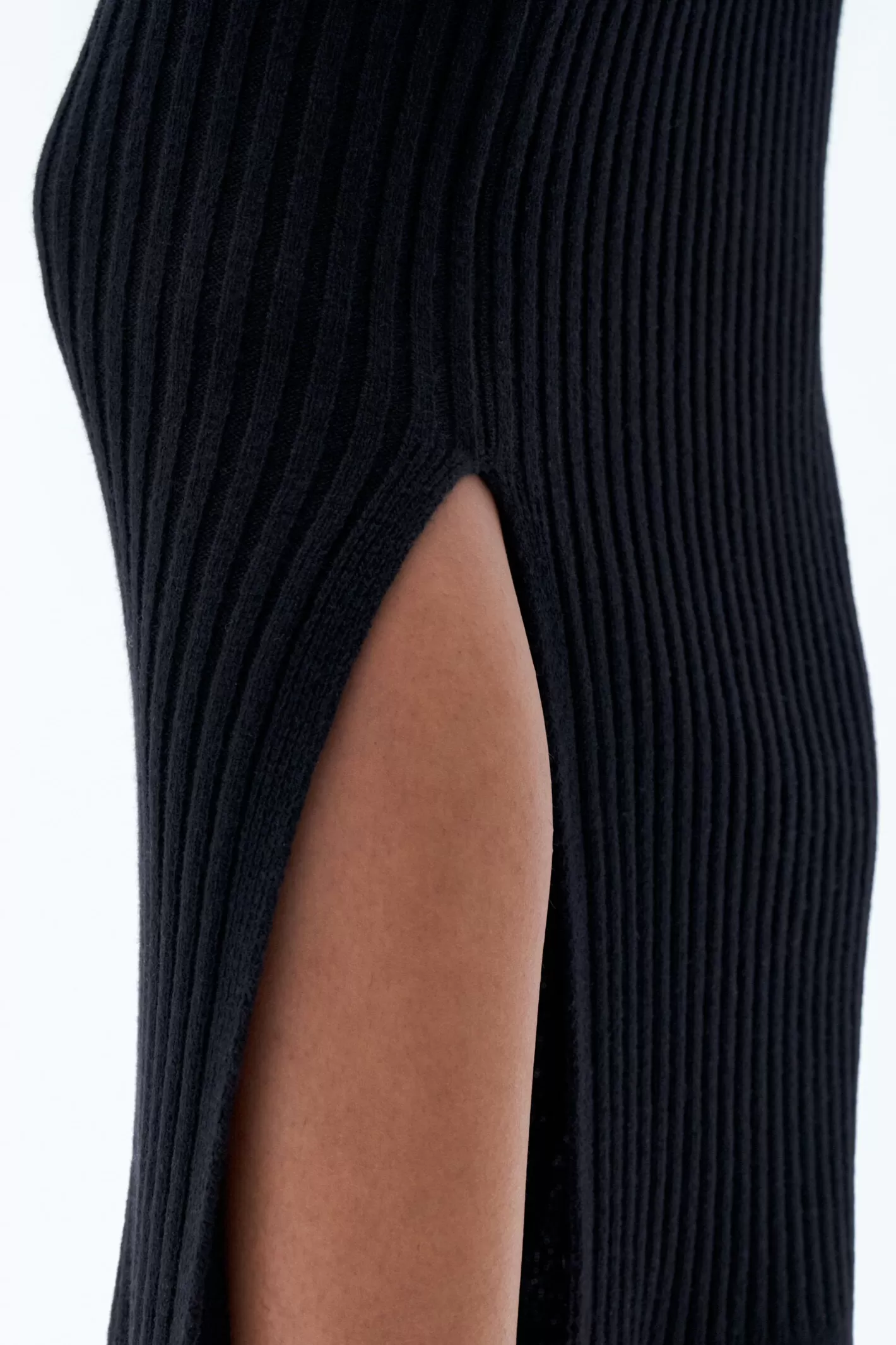 Filippa K Rib Knit Skirt Black-Woman Skirts & Shorts