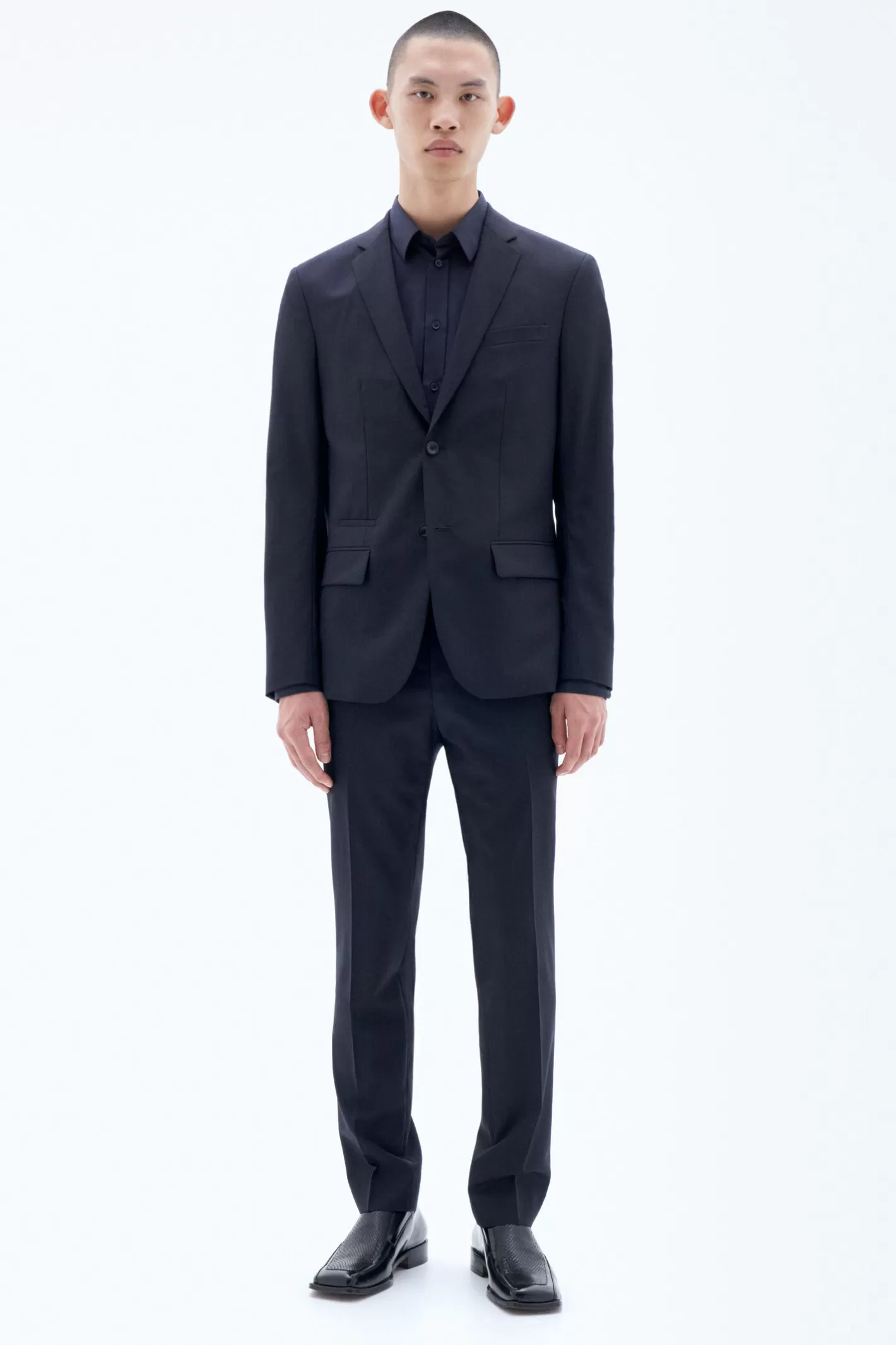 Filippa K Rick Wool Jacket Dark Navy-Man Tailoring | Suit jackets