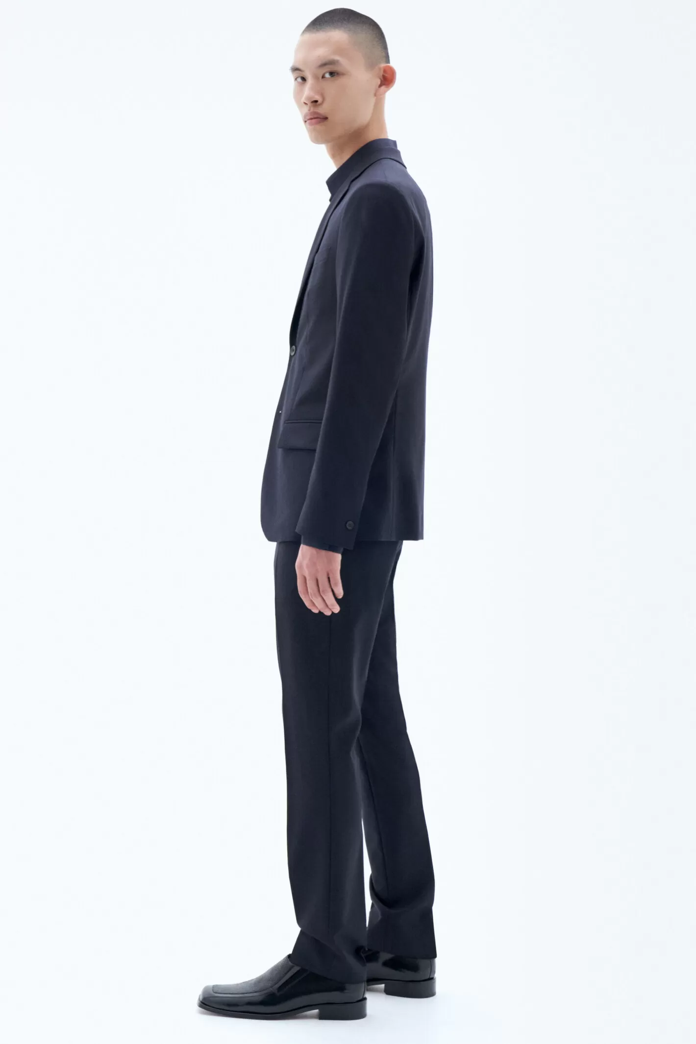 Filippa K Rick Wool Jacket Dark Navy-Man Tailoring | Suit jackets