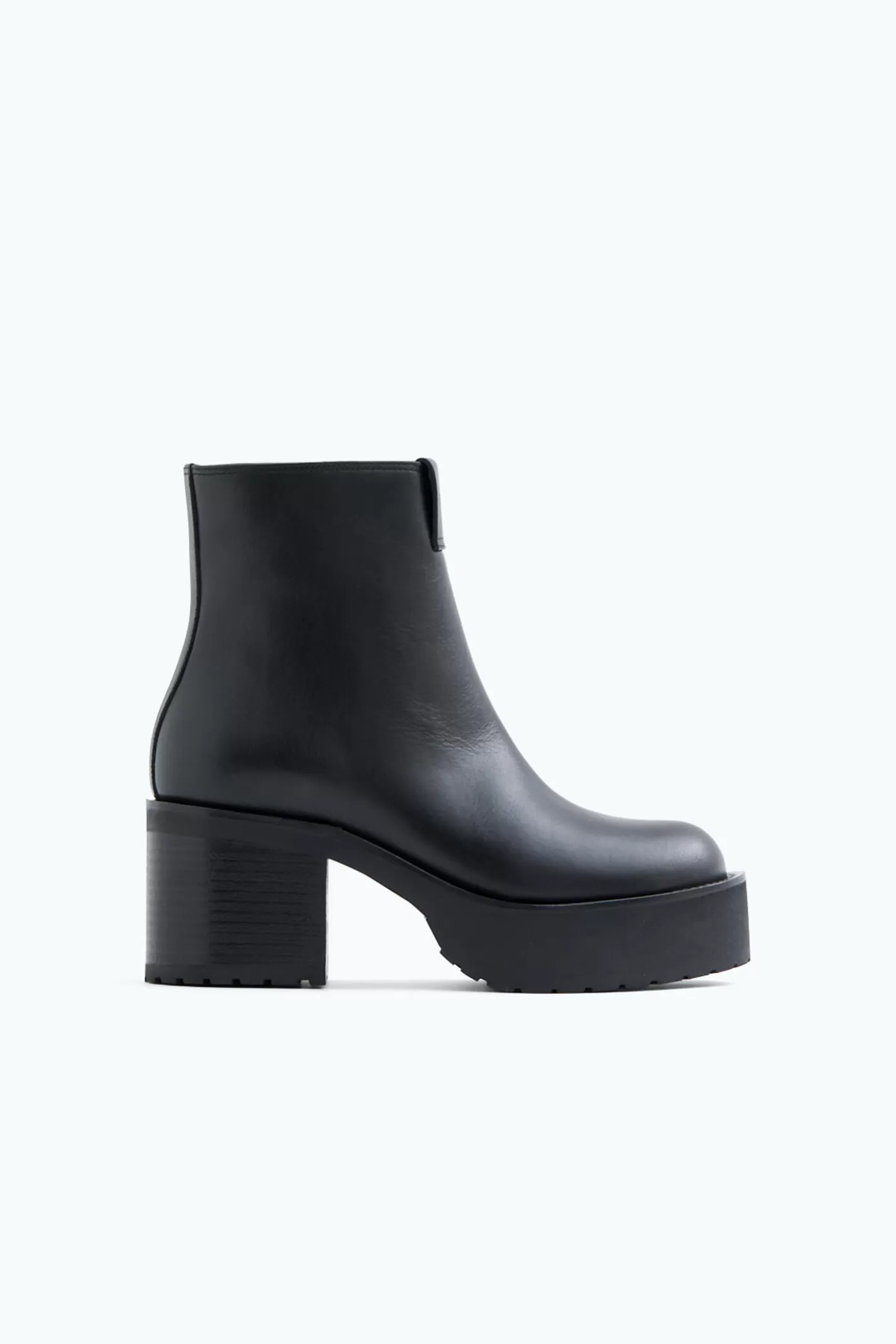 Filippa K Round Toe Ankle Boots Black-Woman Shoes