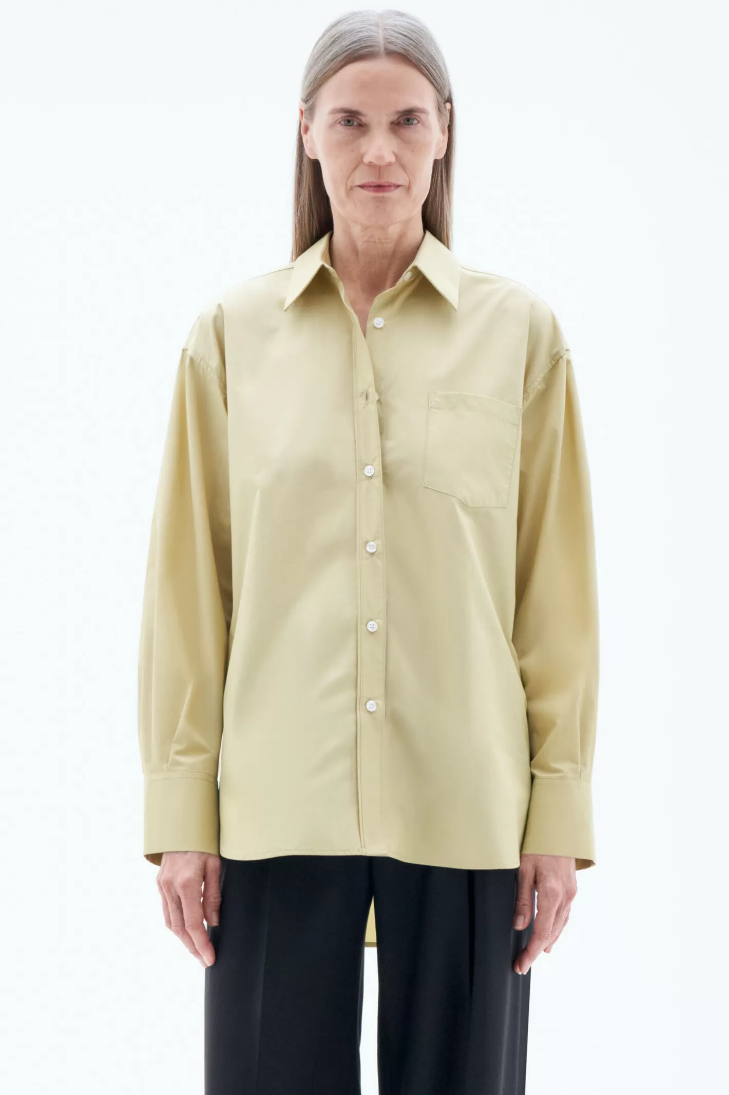 Filippa K Sammy Shirt Matcha Green-Woman Shirts & Blouses