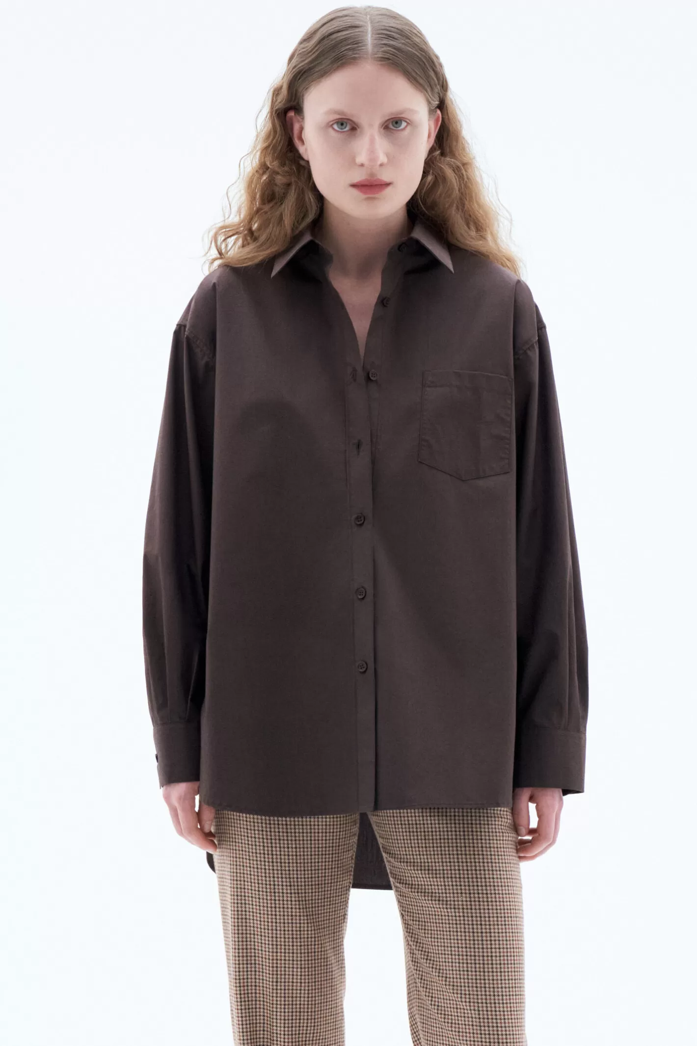 Filippa K Sammy Shirt Dark Chocolate-Woman Shirts & Blouses