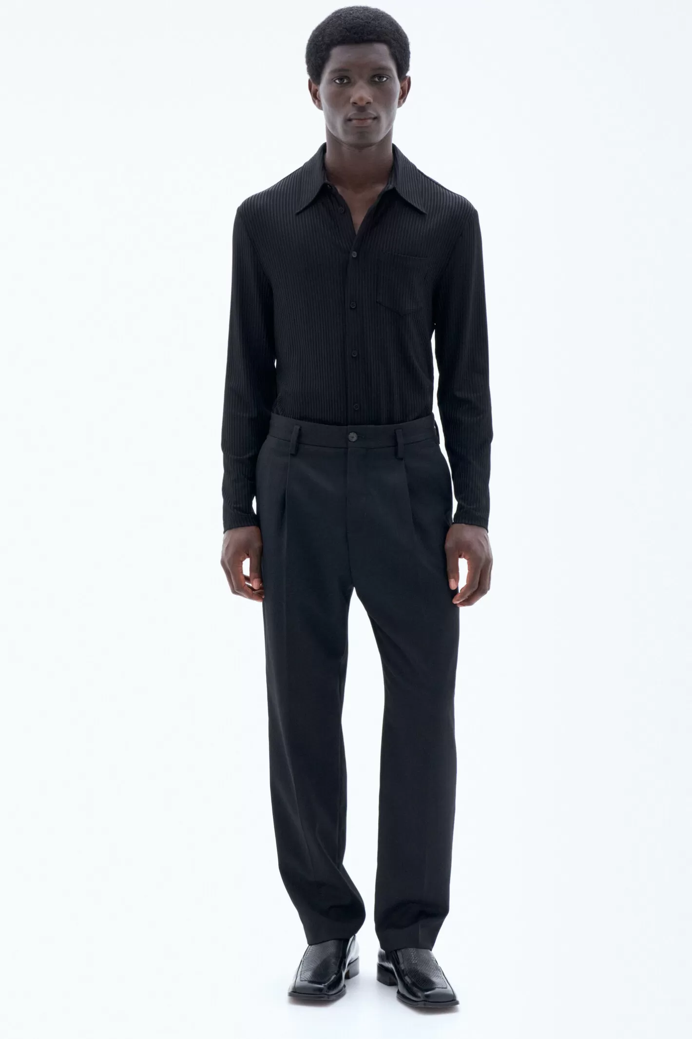 Filippa K Samson Wool Trousers Black-Man Bestsellers | Tailoring | Trousers