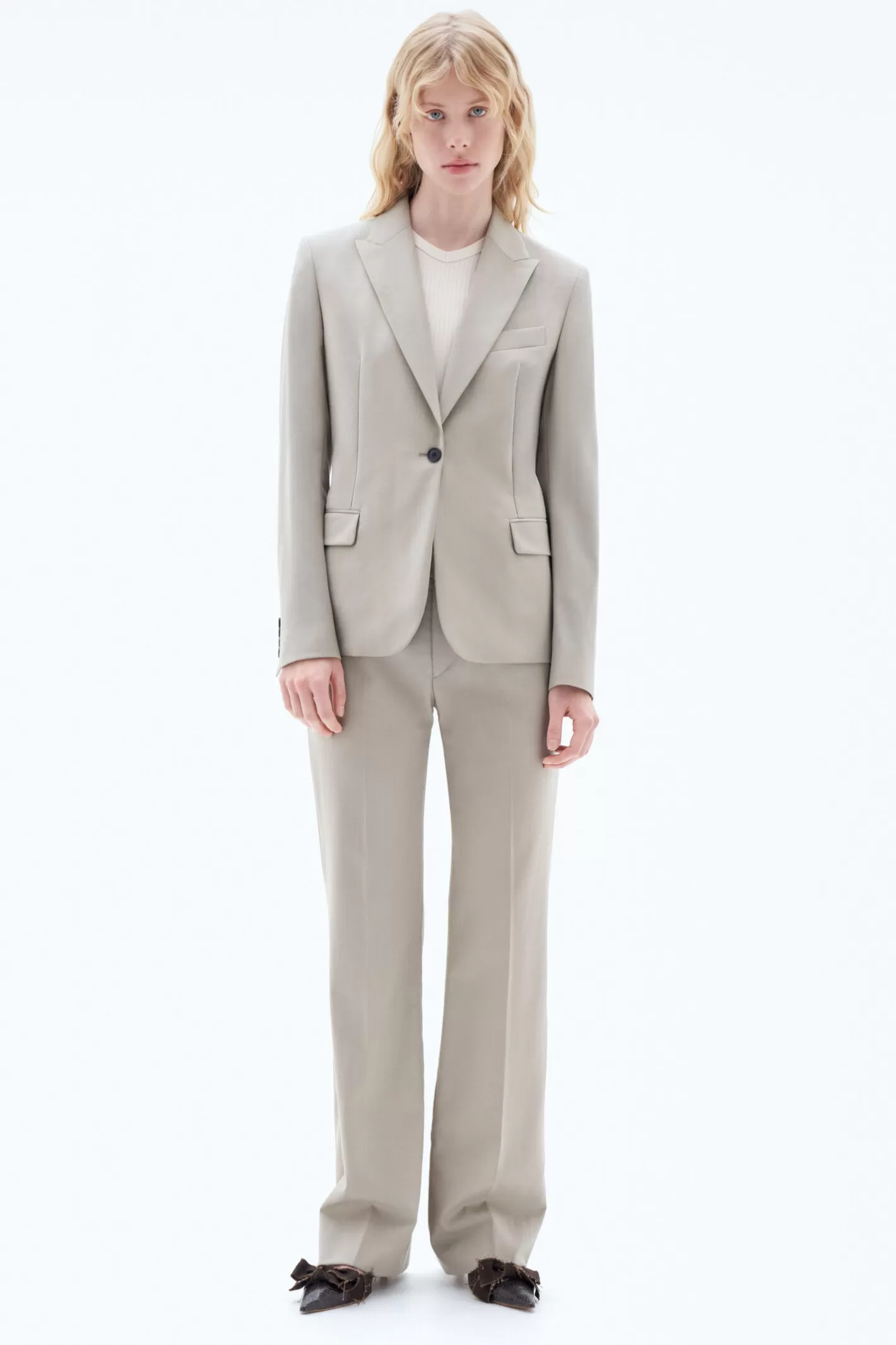 Filippa K Sasha Cool Wool Blazer Desert Taupe-Woman Blazers | Tailoring