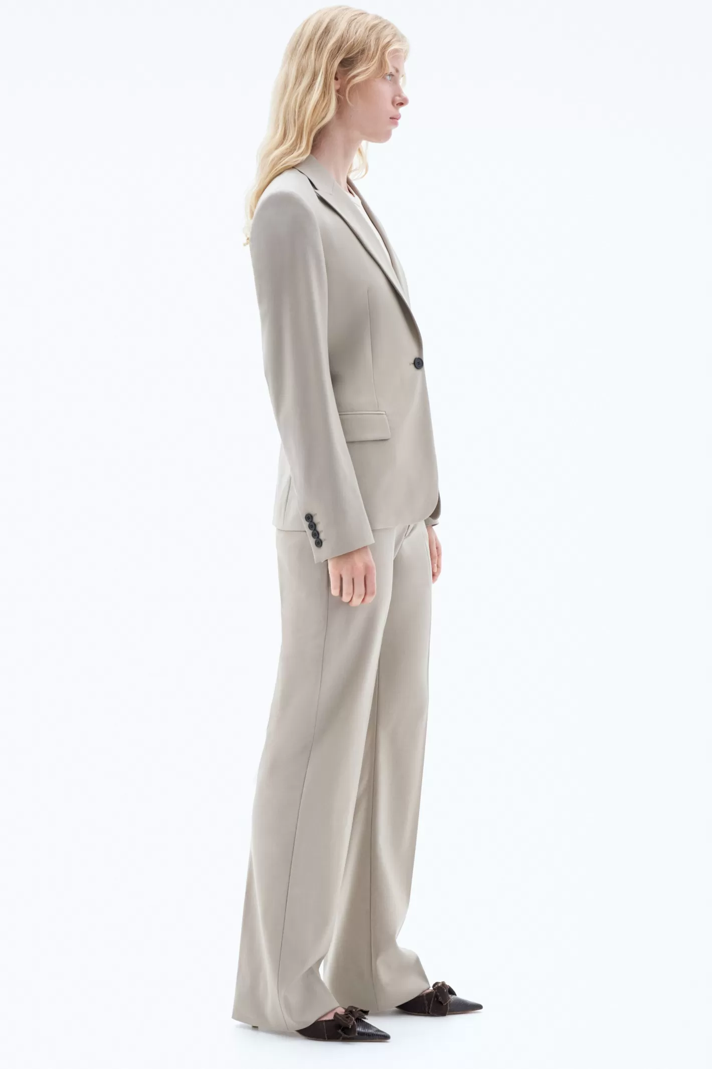 Filippa K Sasha Cool Wool Blazer Desert Taupe-Woman Blazers | Tailoring