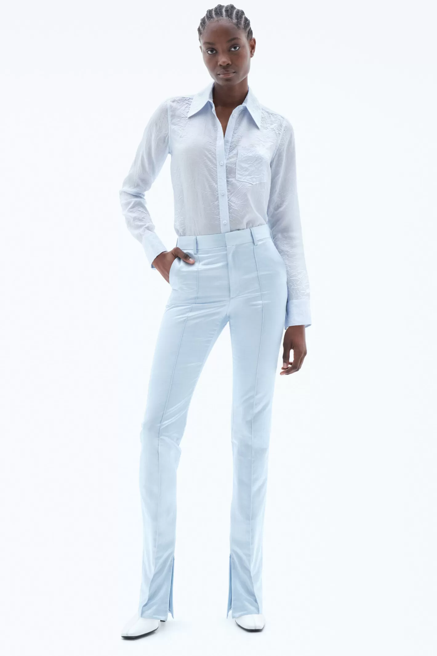 Filippa K Slim Trousers Ice Blue-Woman Tailoring | Trousers