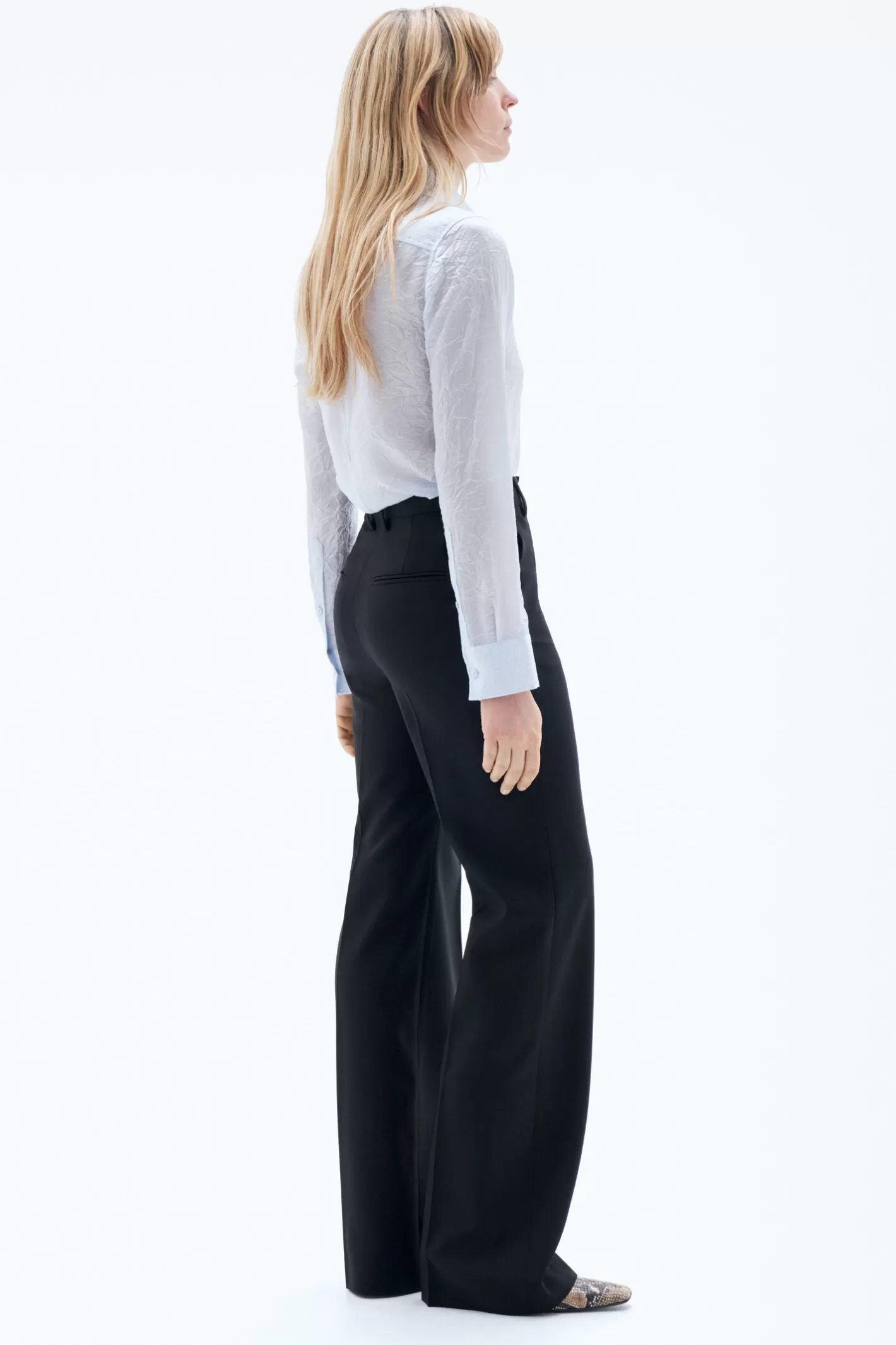 Filippa K Stevie Wool Trouser Black-Woman Tailoring | Trousers