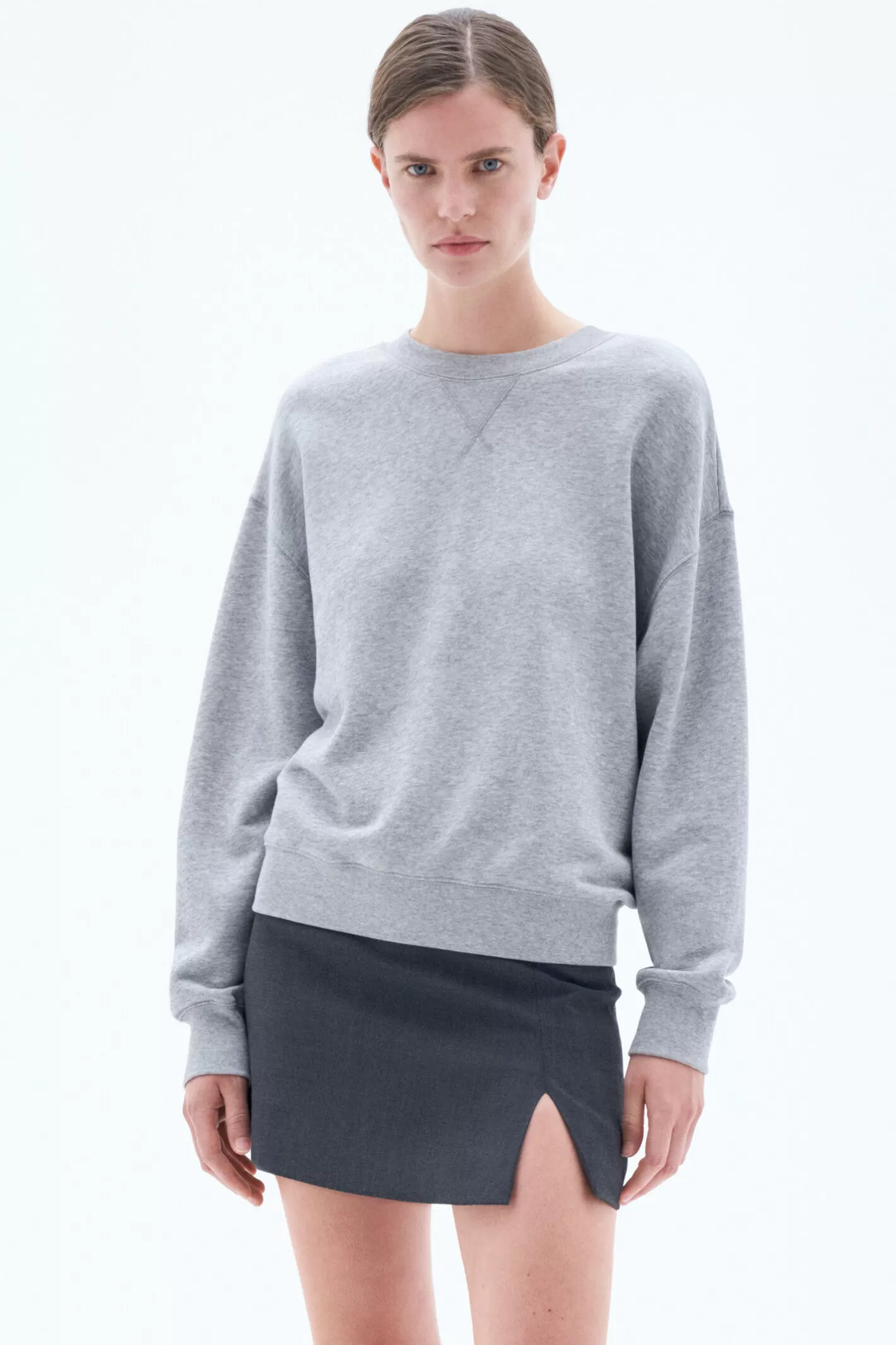 Filippa K Sweatshirt Light Grey Melange-Woman Bestsellers | Tops