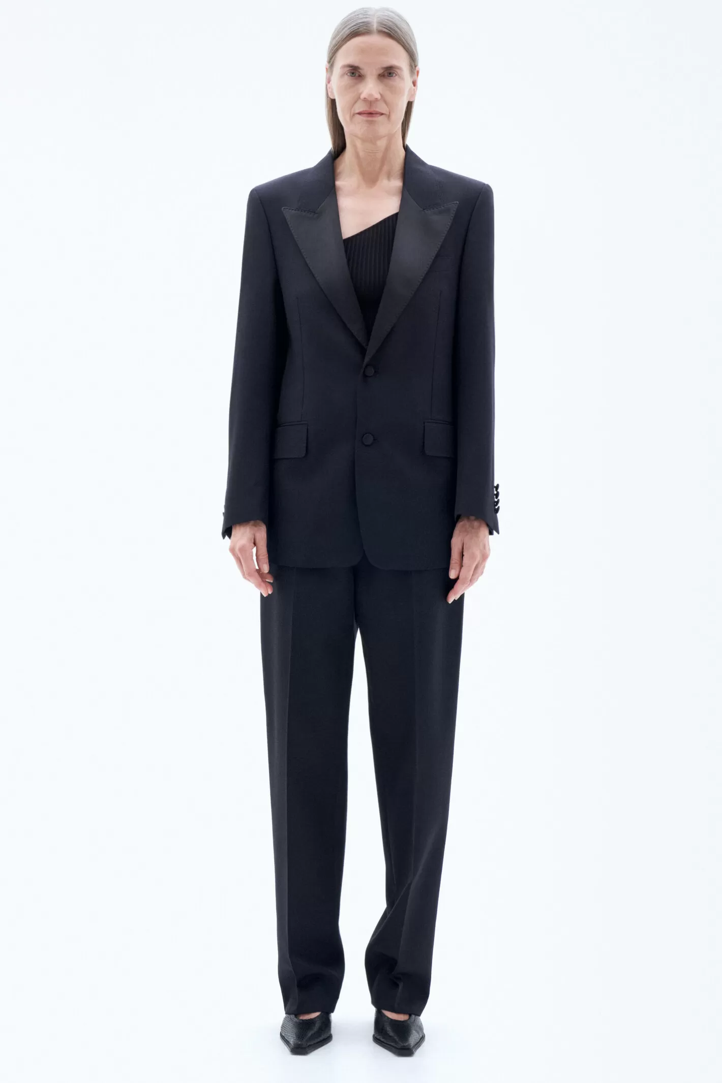 Filippa K Tailored Tuxedo Blazer Black-Woman Blazers | Tailoring