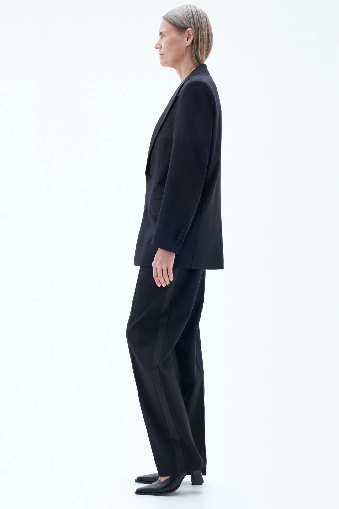 Filippa K Tailored Tuxedo Blazer Black-Woman Blazers | Tailoring