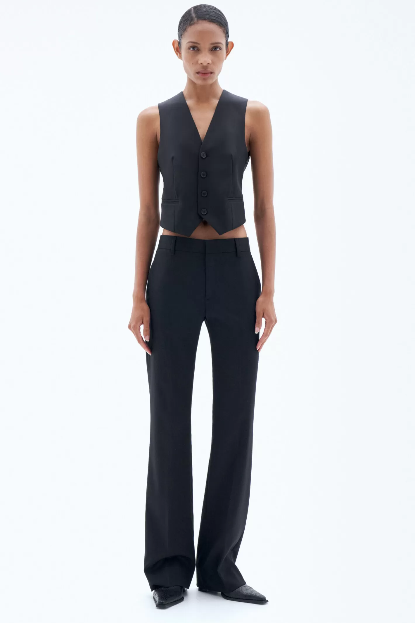 Filippa K Tailored Vest Black-Woman Bestsellers | Blazers | Tailoring